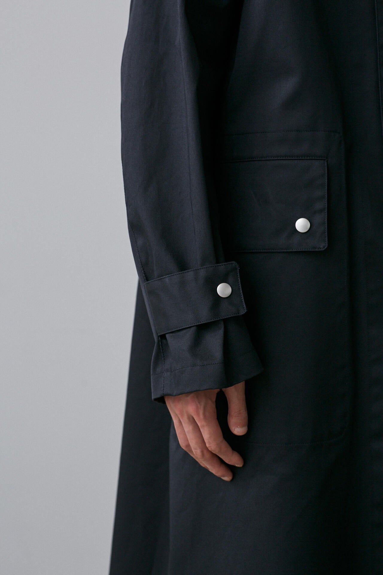YLEVE / COATED ORGANIC COTTON CHINO CO