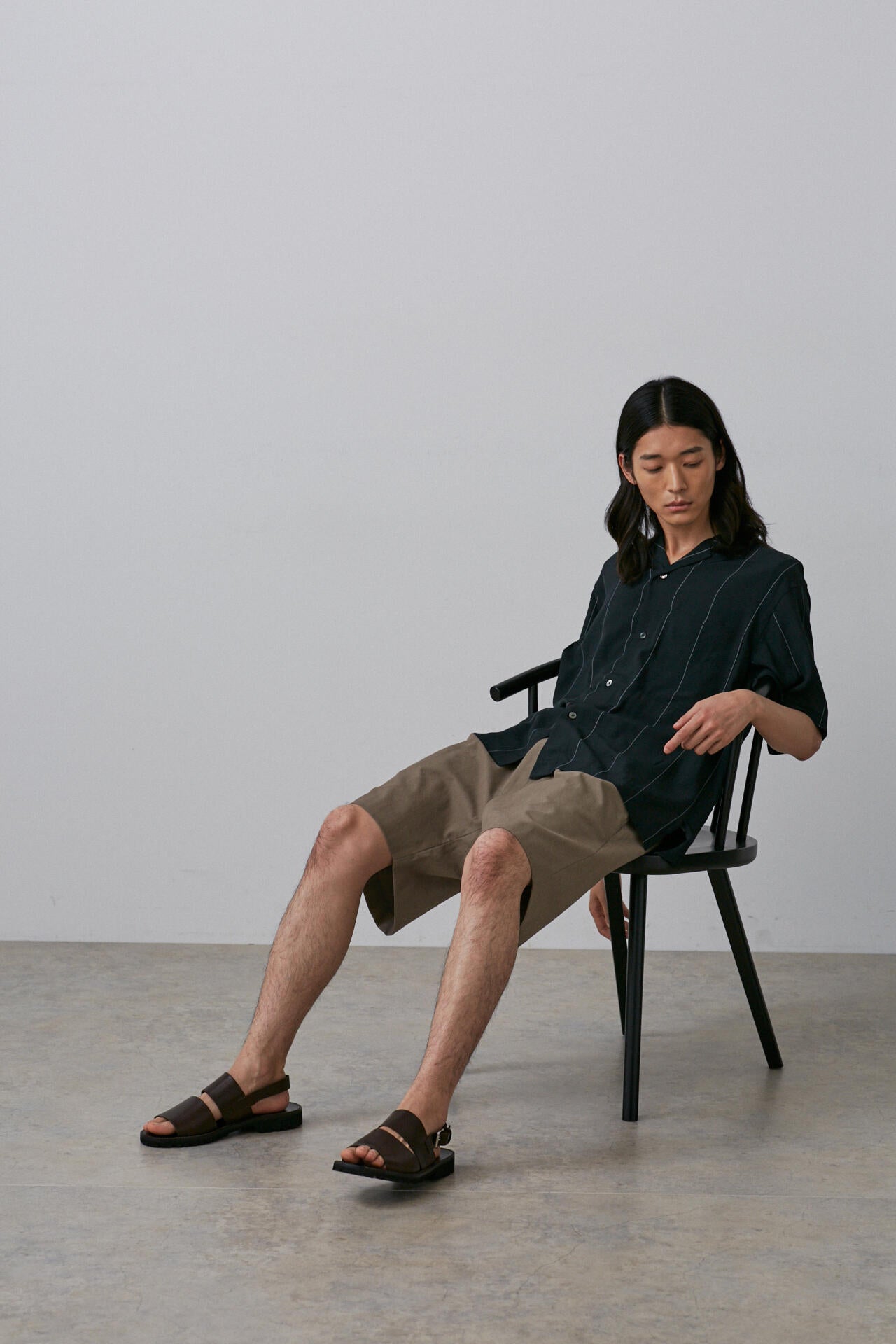 YLEVE / COTTON VOILE GABARDINE NIDOM SHORTS