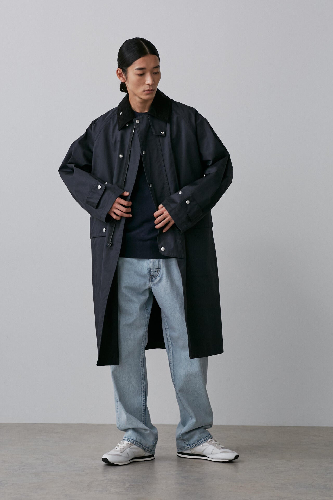 YLEVE / 13.5oz DENIM STRAIGHT FADE