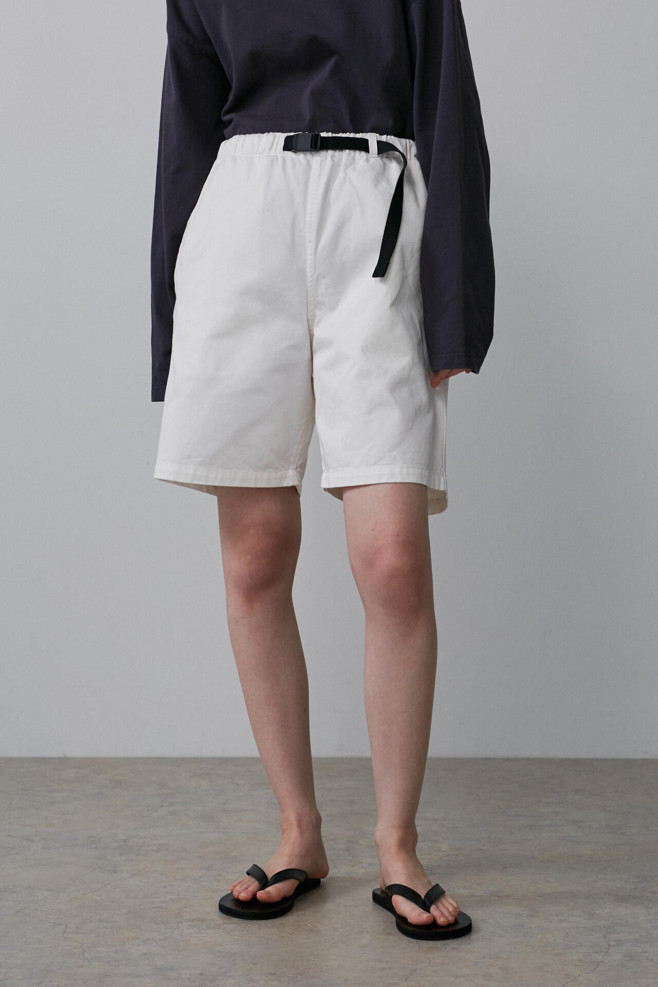 Y / ORGANIC COTTON CHINO SHORTS