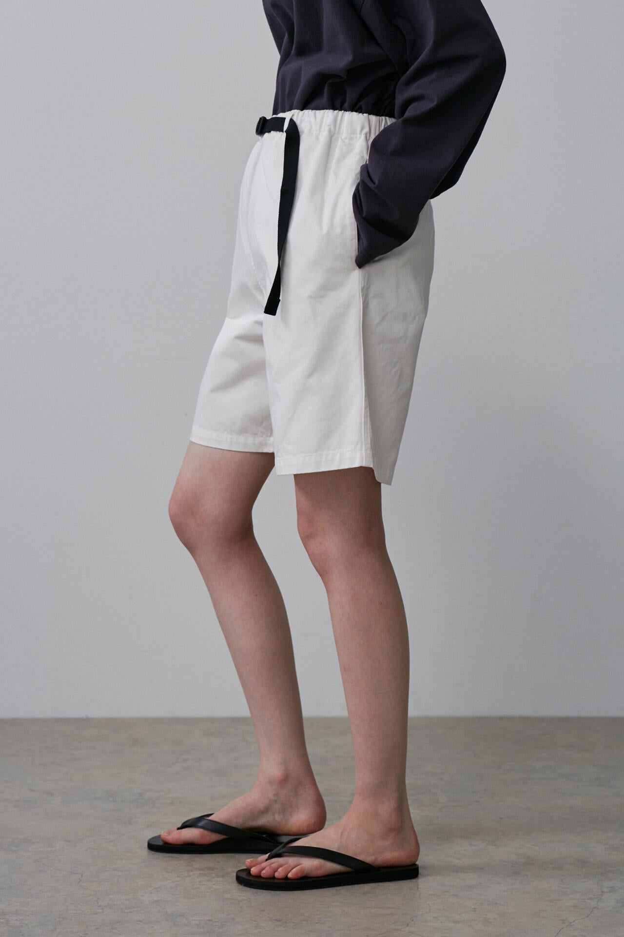 Y / ORGANIC COTTON CHINO SHORTS