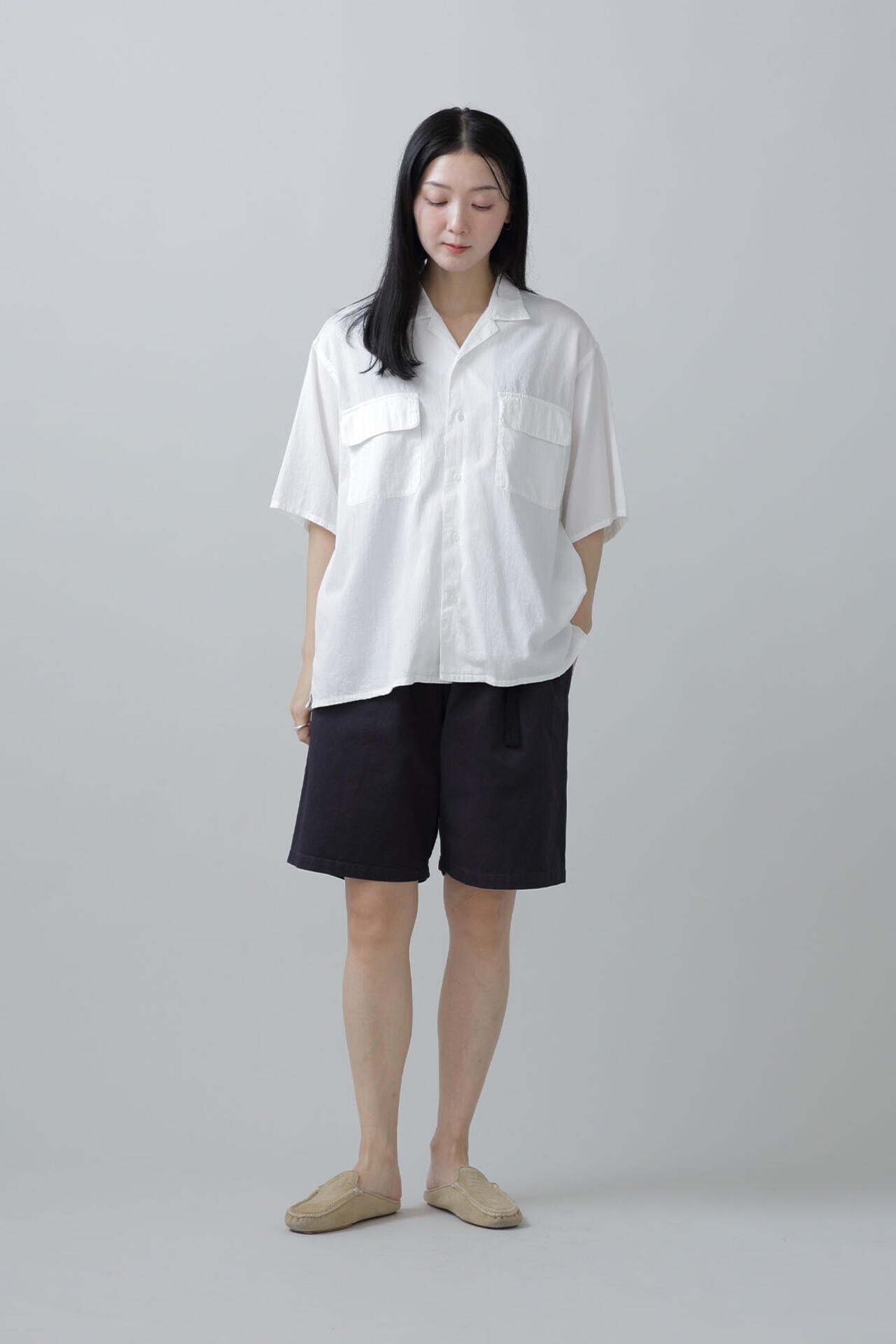 Y / ORGANIC COTTON CHINO SHORTS