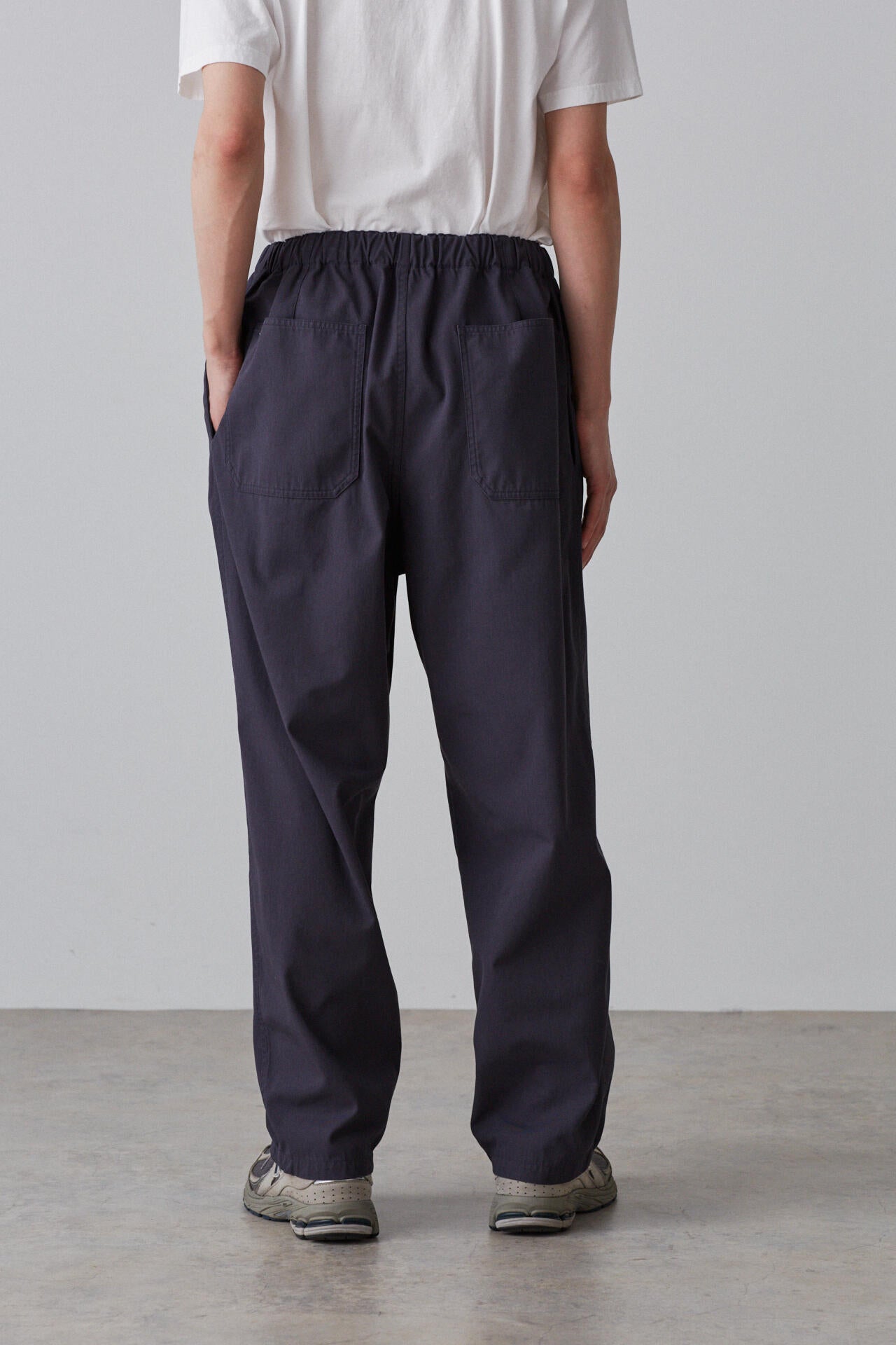 Y / ORGANIC COTTON / RECYCLE POLYESTER TWILL TAPERED EASY TR