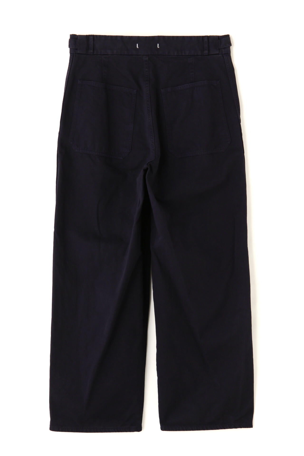 Y / ORGANIC COTTON CHINO ADJUSTER TROUSERS