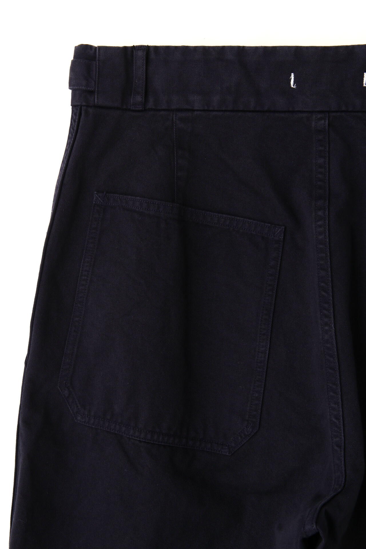 Y / ORGANIC COTTON CHINO ADJUSTER TROUSERS
