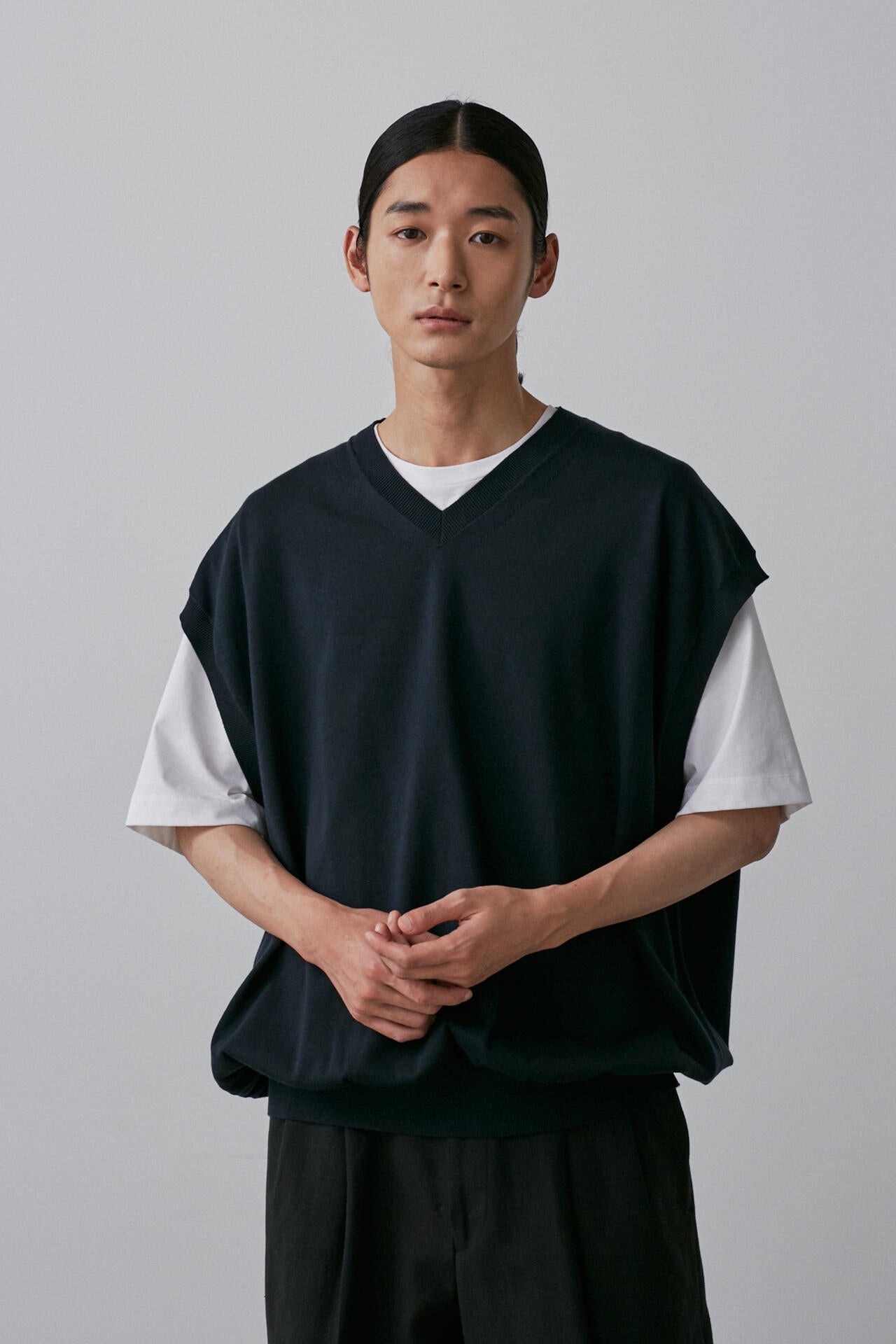 YLEVE / ELS GIZA COTTON KN VEST