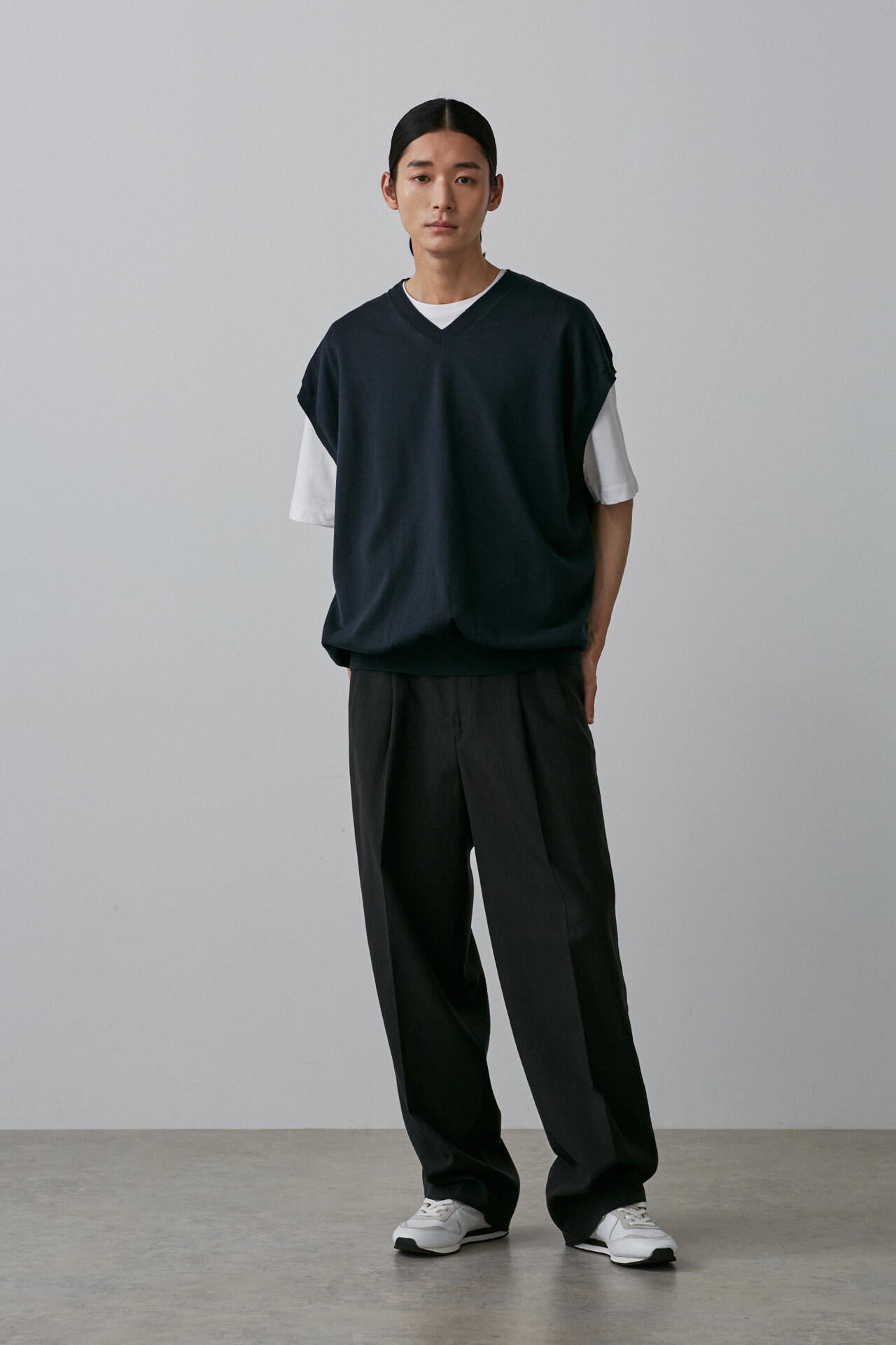 YLEVE / ELS GIZA COTTON KN VEST