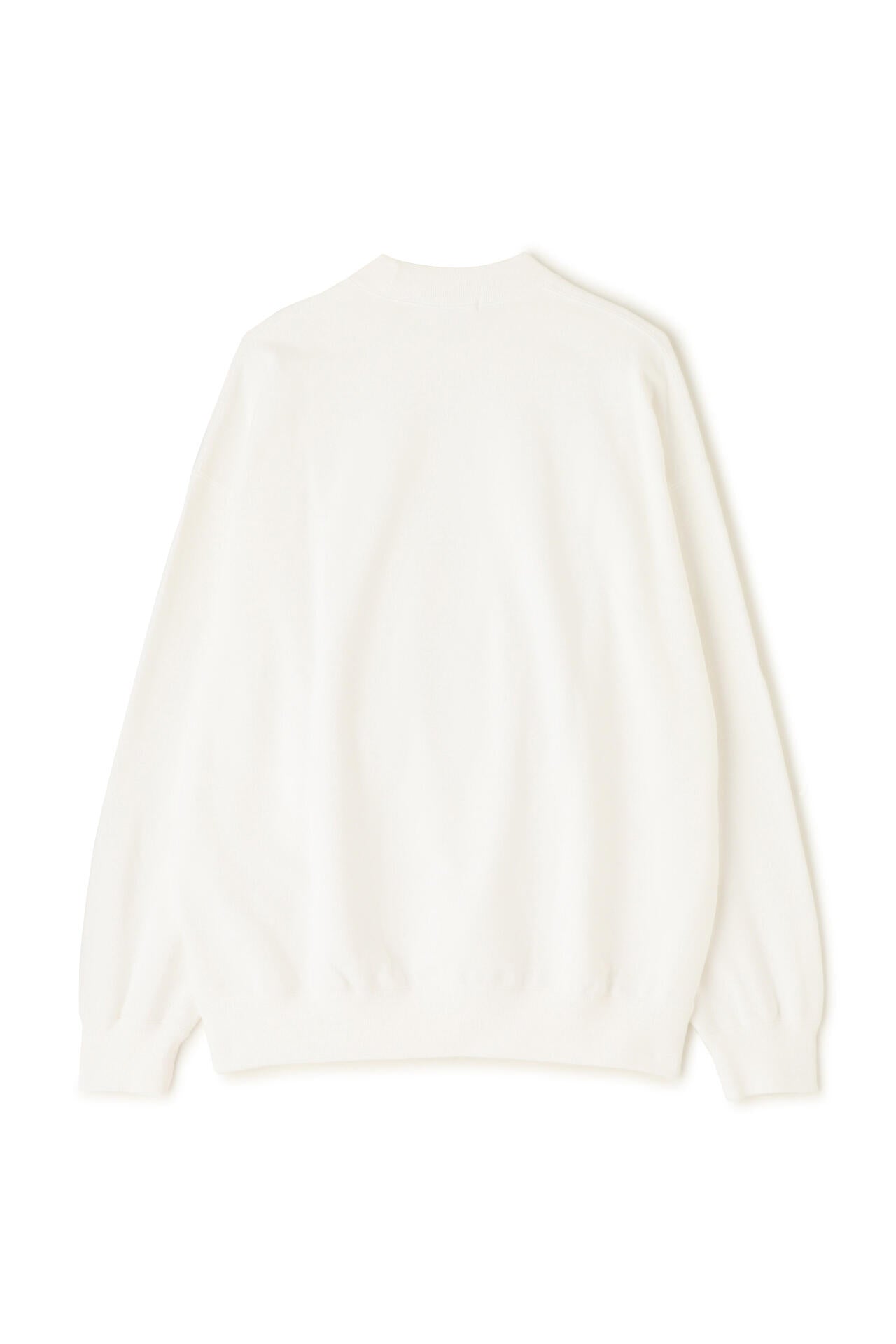 Y / ORGANIC COTTON BLEND HEAVY WEIGHT FLEECE CREW NECK