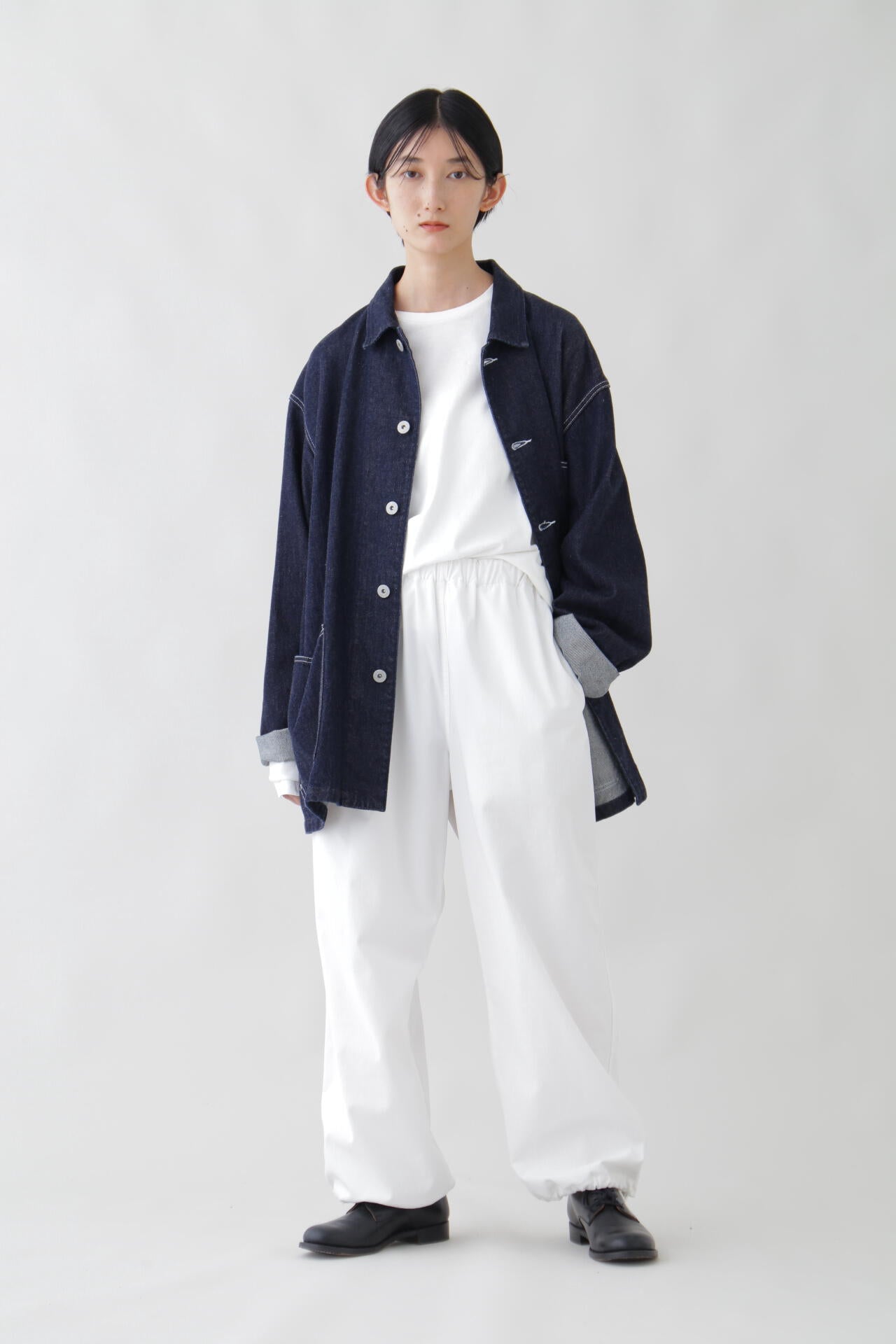 Y / ORGANIC COTTON JERSEY L/S T