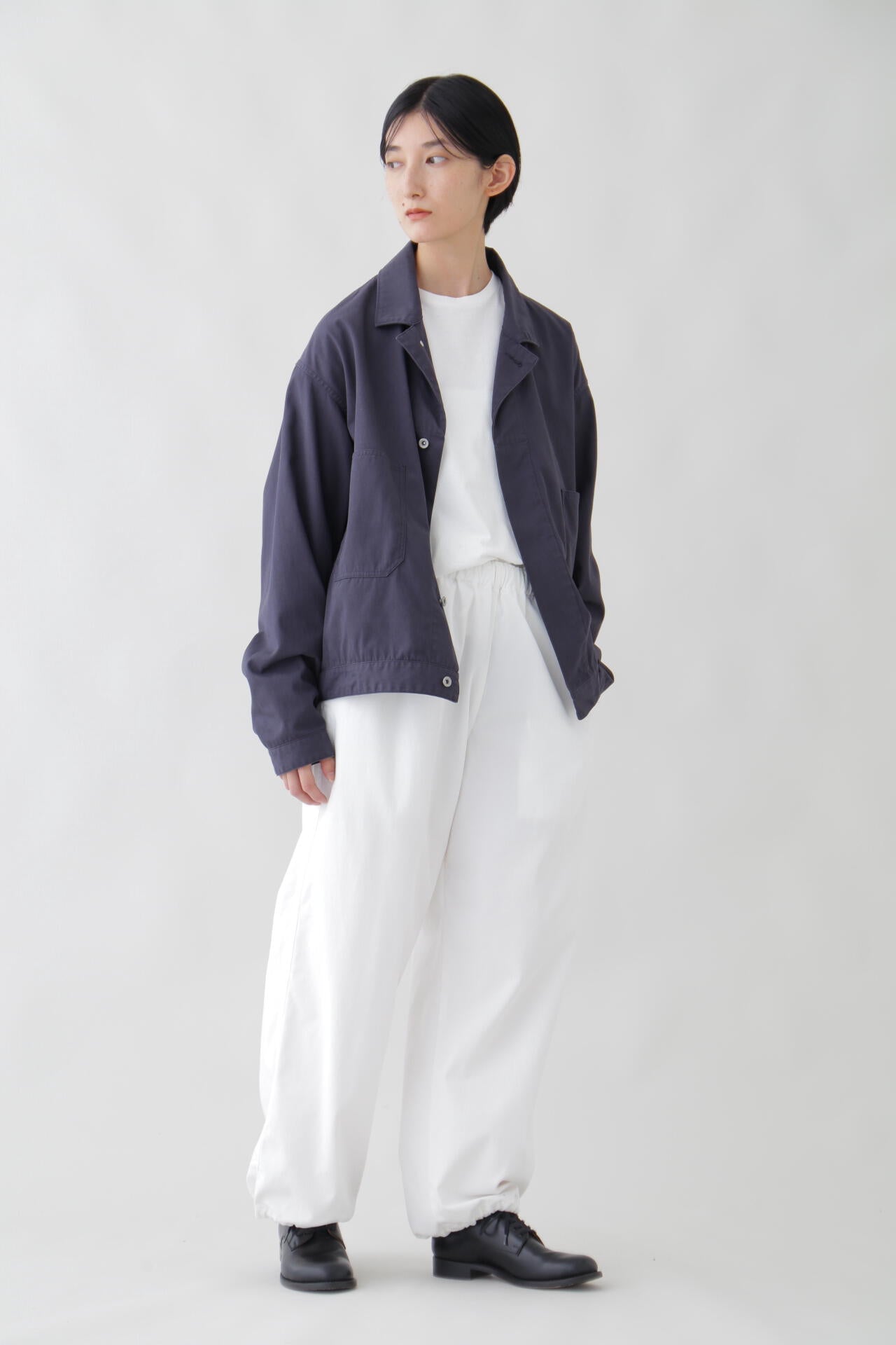 Y / ORGANIC COTTON JERSEY L/S T