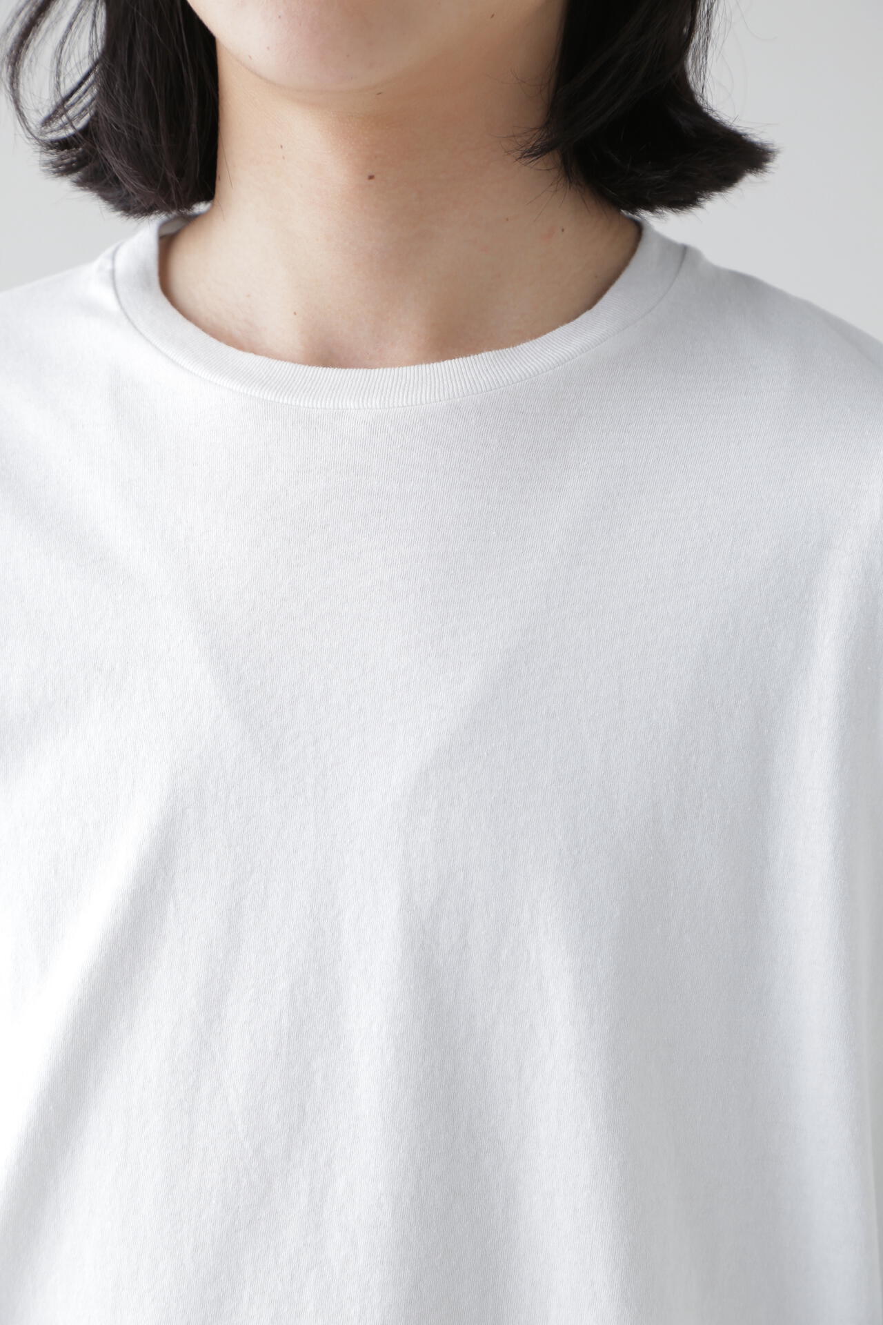 Y / ORGANIC COTTON JERSEY L/S T