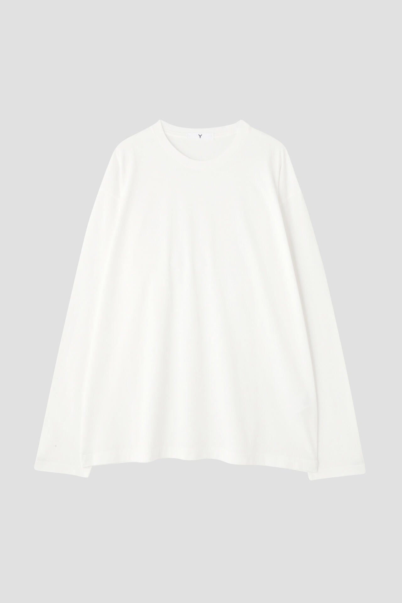 Y / ORGANIC COTTON JERSEY L/S T
