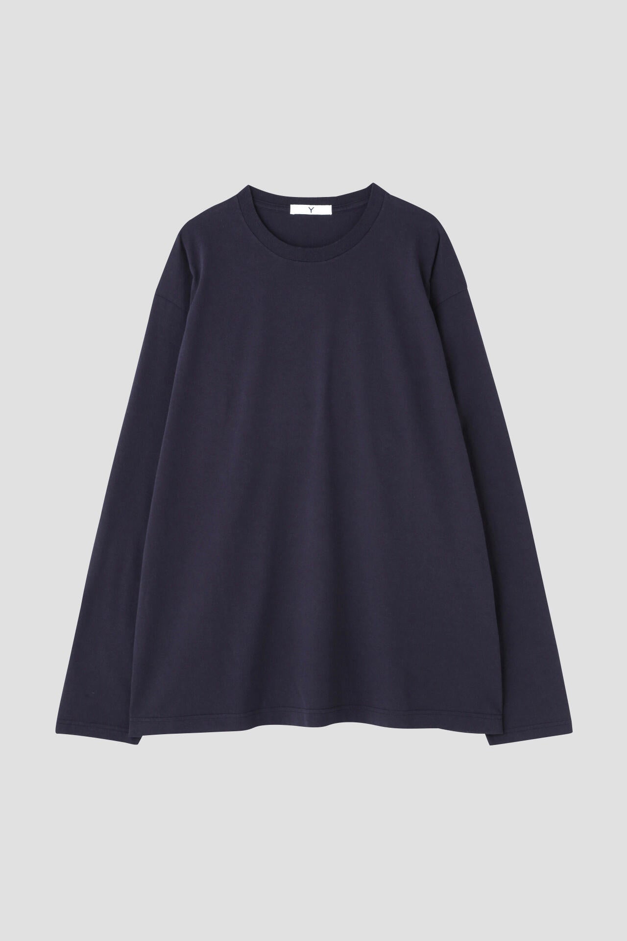 Y / ORGANIC COTTON JERSEY L/S T