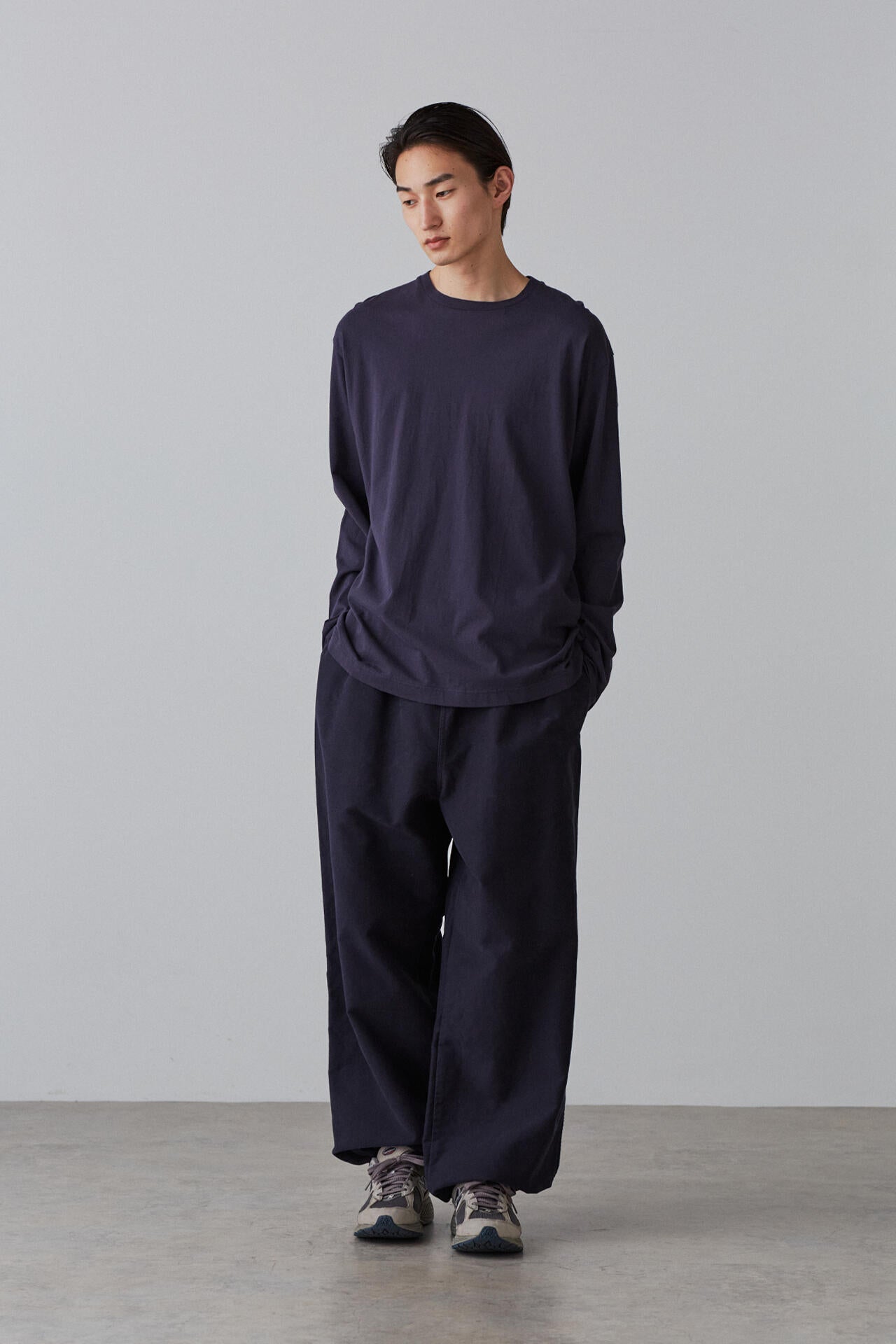 Y / ORGANIC COTTON JERSEY L/S T