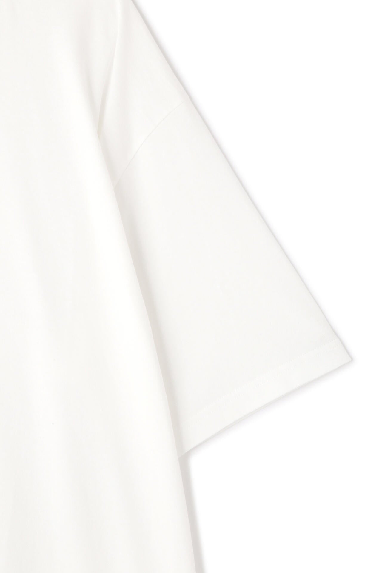 Y / ORGANIC COTTON JERSEY MOCK NECK S/S T
