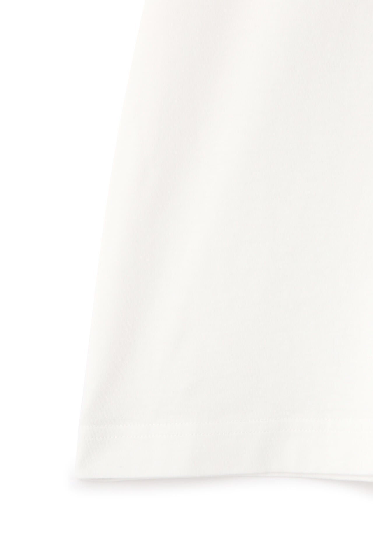 Y / ORGANIC COTTON JERSEY MOCK NECK S/S T