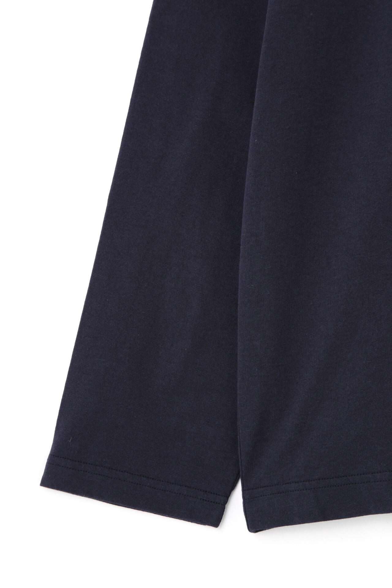 Y / ORGANIC COTTON JERSEY MOCK NECK L/S T
