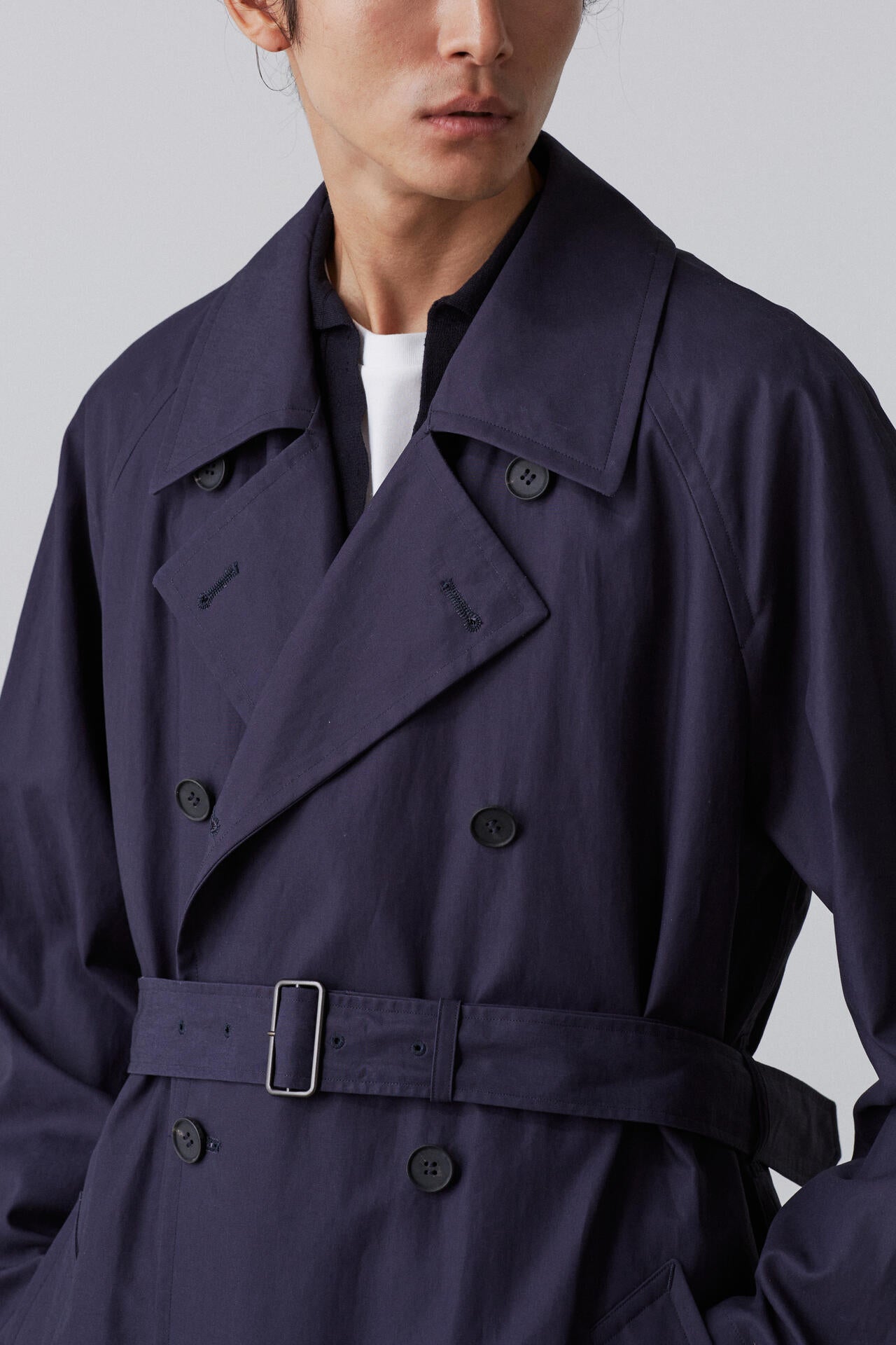 YLEVE / HIGHDENSITY COTTON BROAD LINER COAT