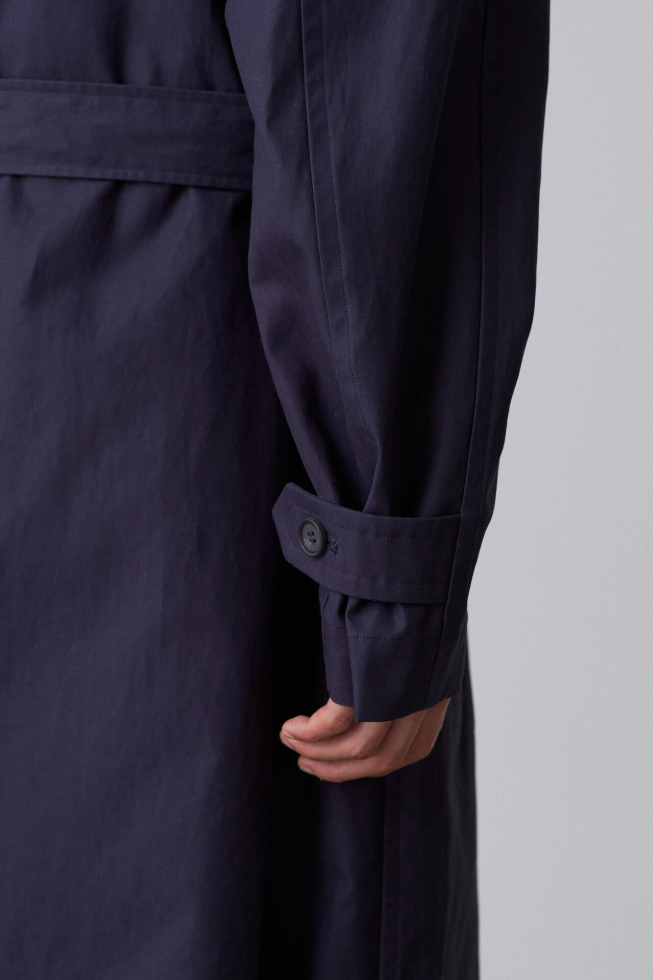 YLEVE / HIGHDENSITY COTTON BROAD LINER COAT