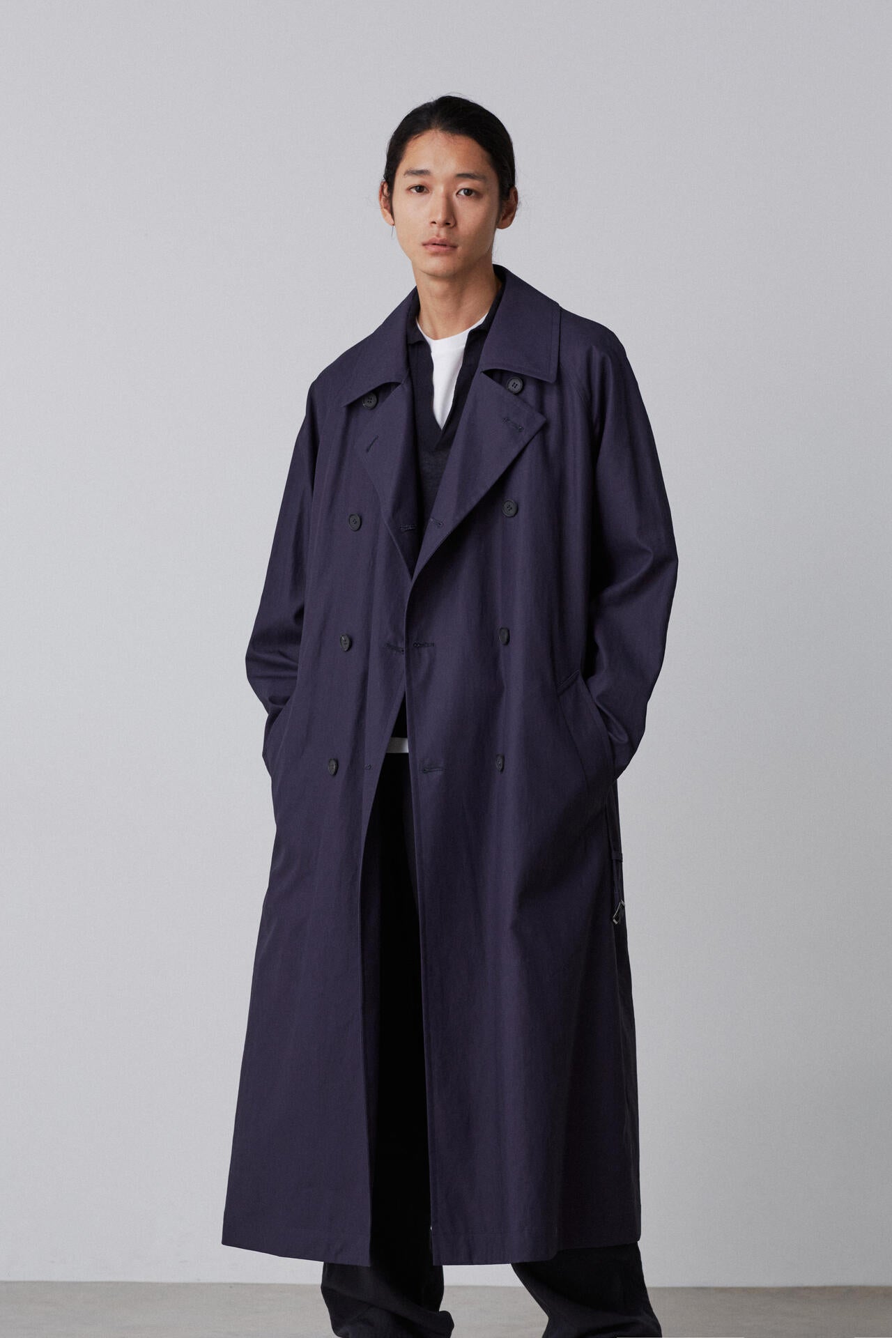 YLEVE / HIGHDENSITY COTTON BROAD LINER COAT