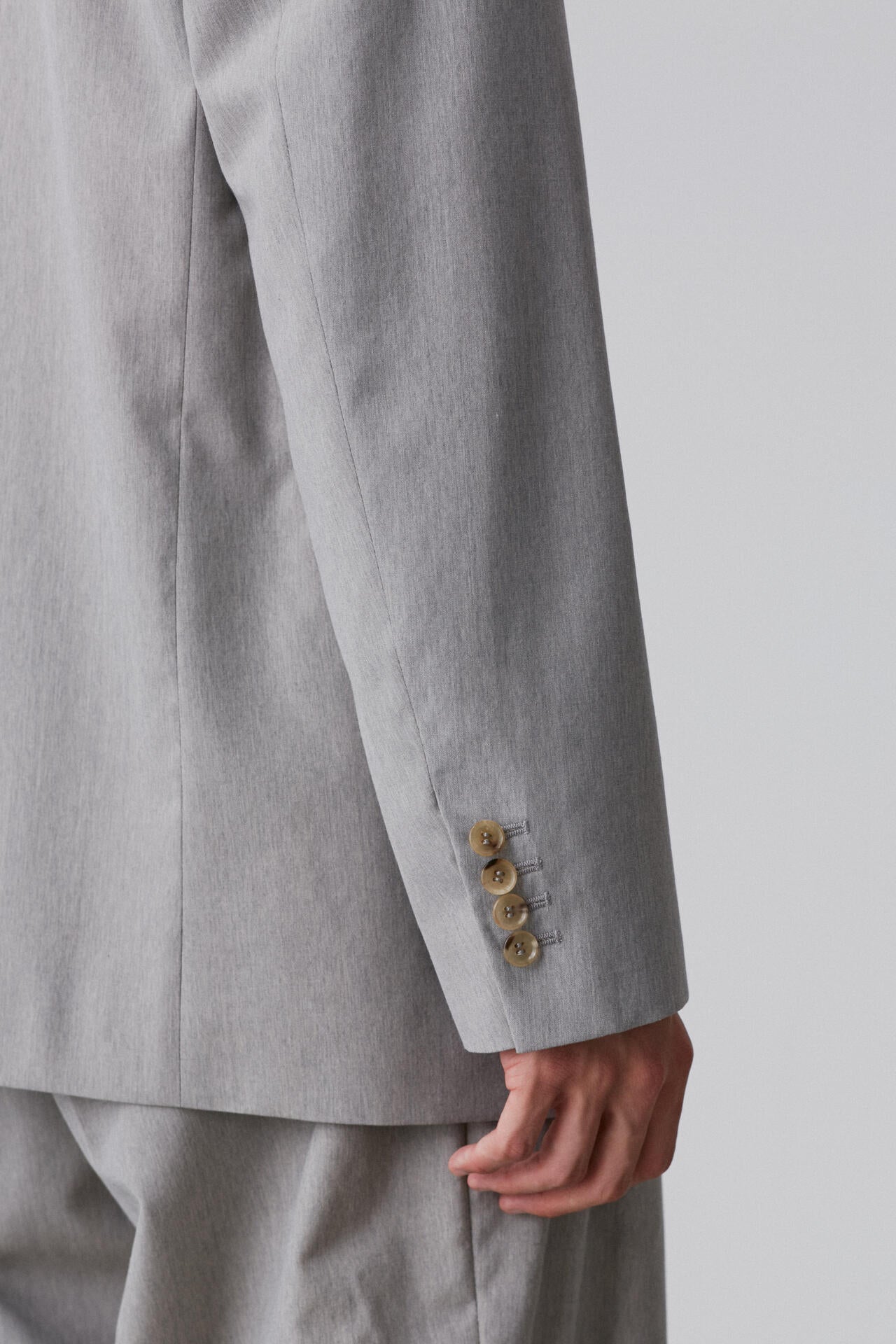 YLEVE / WOOL CHAMBRAY JACKET