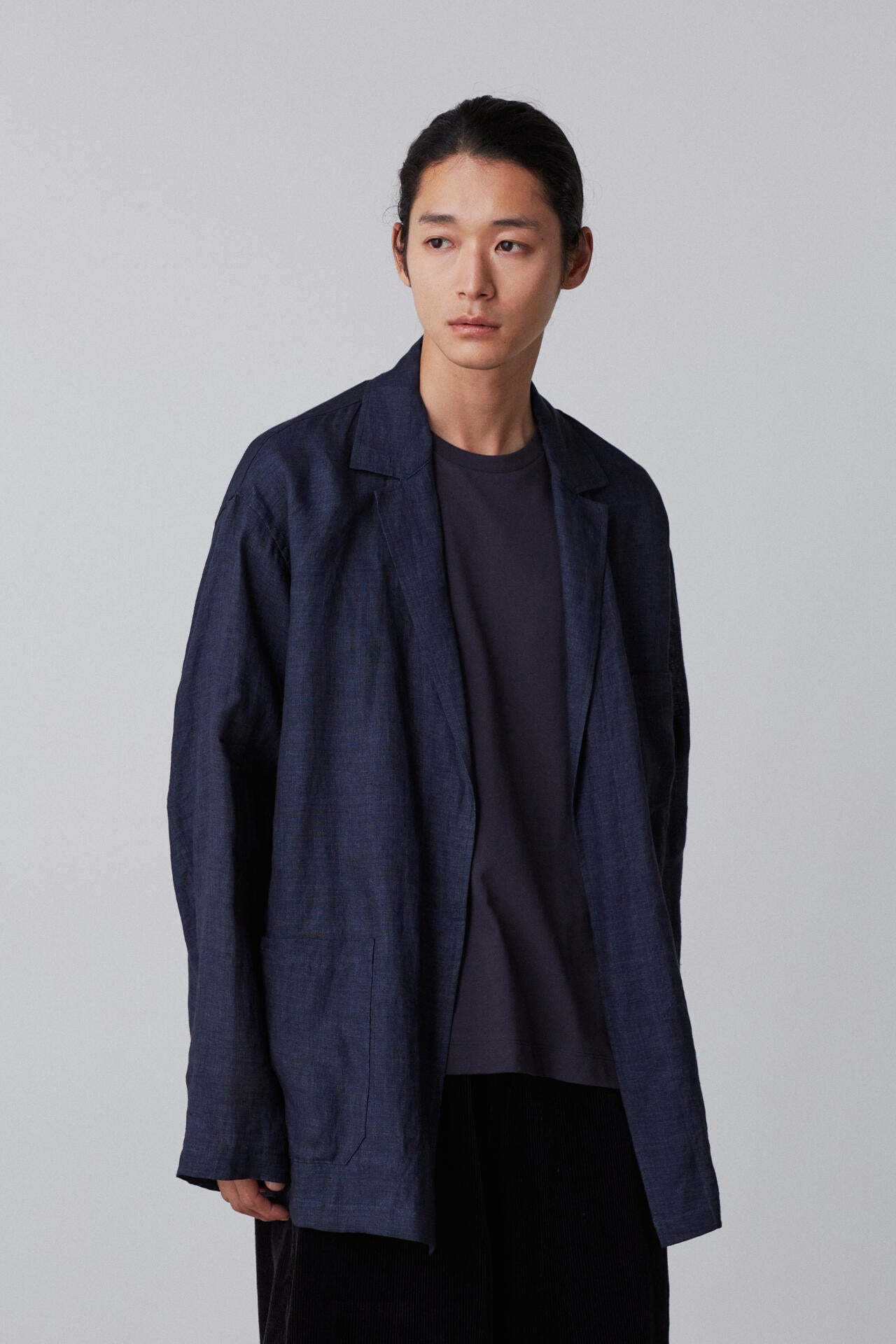 YLEVE / LINEN POPLIN JACKET