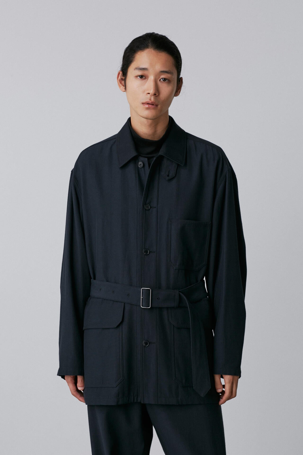 YLEVE / VISCOSE COTTON COVERALL JACKET