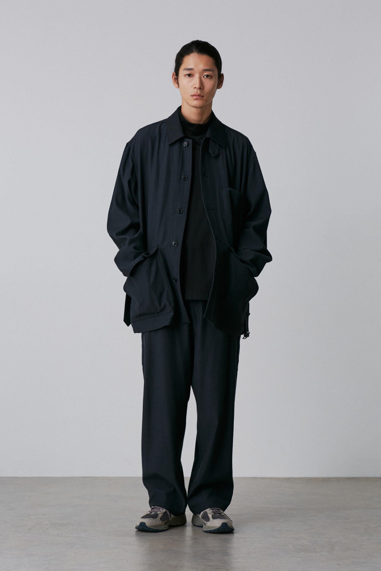 YLEVE / VISCOSE COTTON COVERALL JACKET