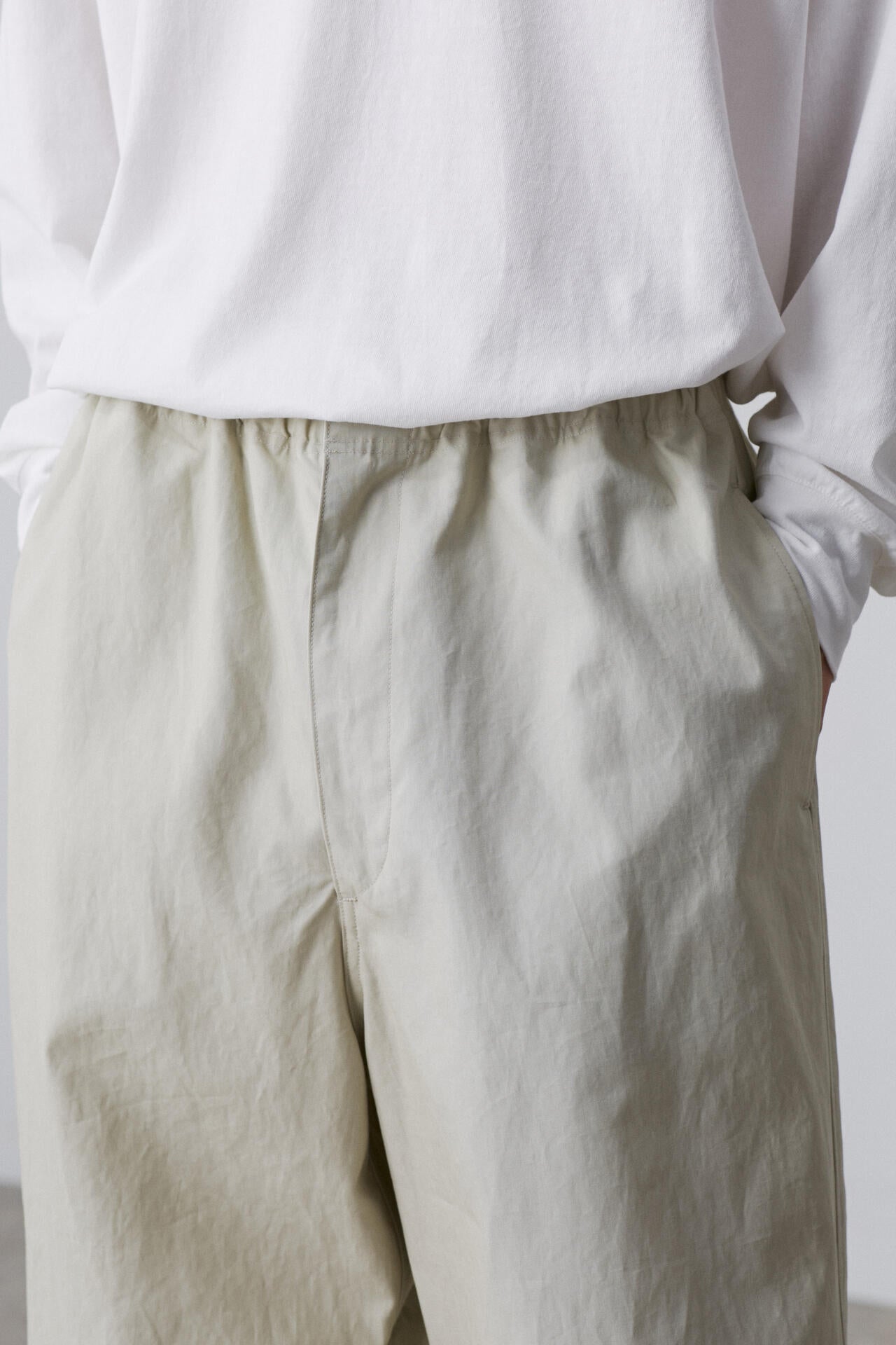 YLEVE / HIGHDENSITY COTTON BROAD M-51 TROUSERS