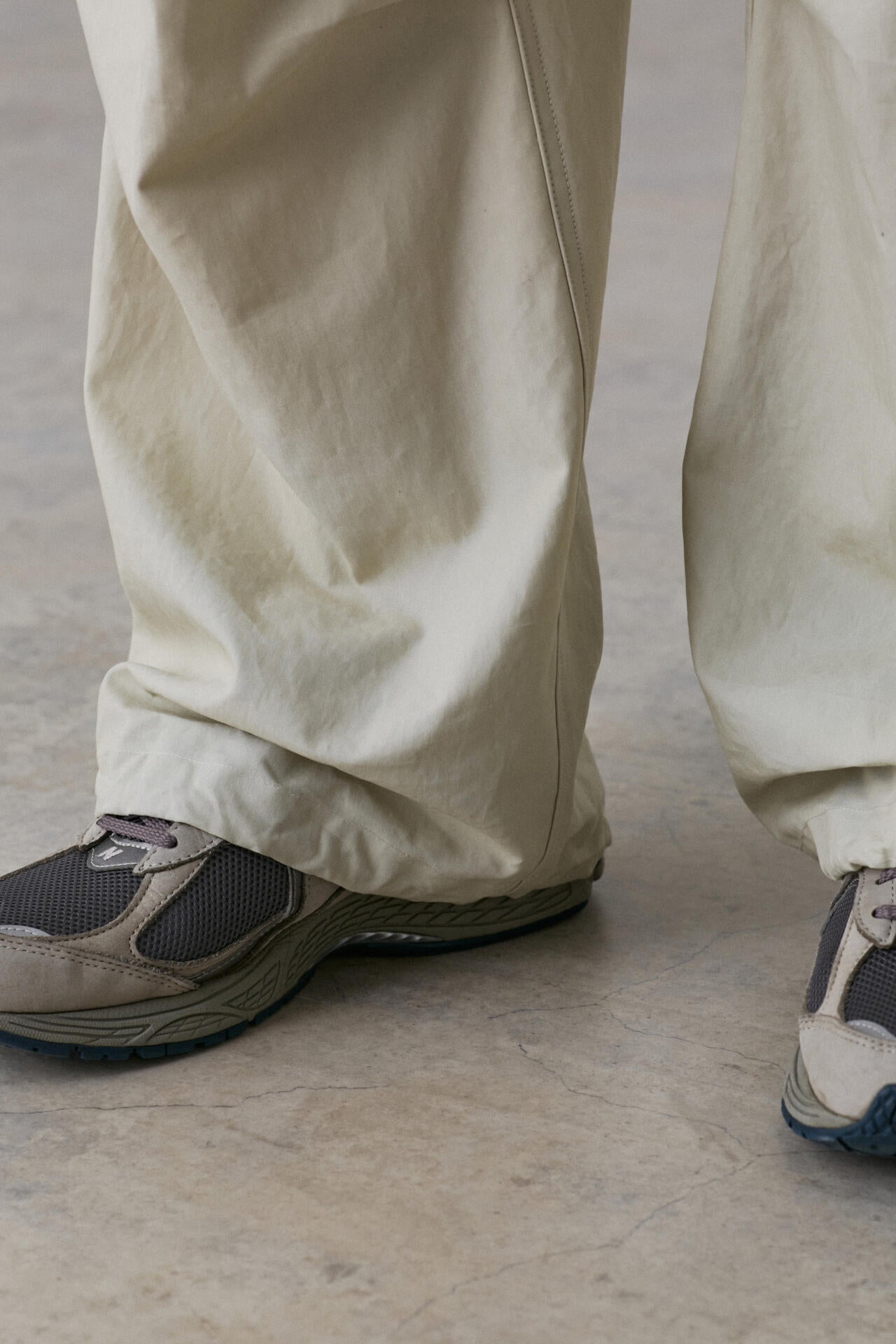 YLEVE / HIGHDENSITY COTTON BROAD M-51 TROUSERS