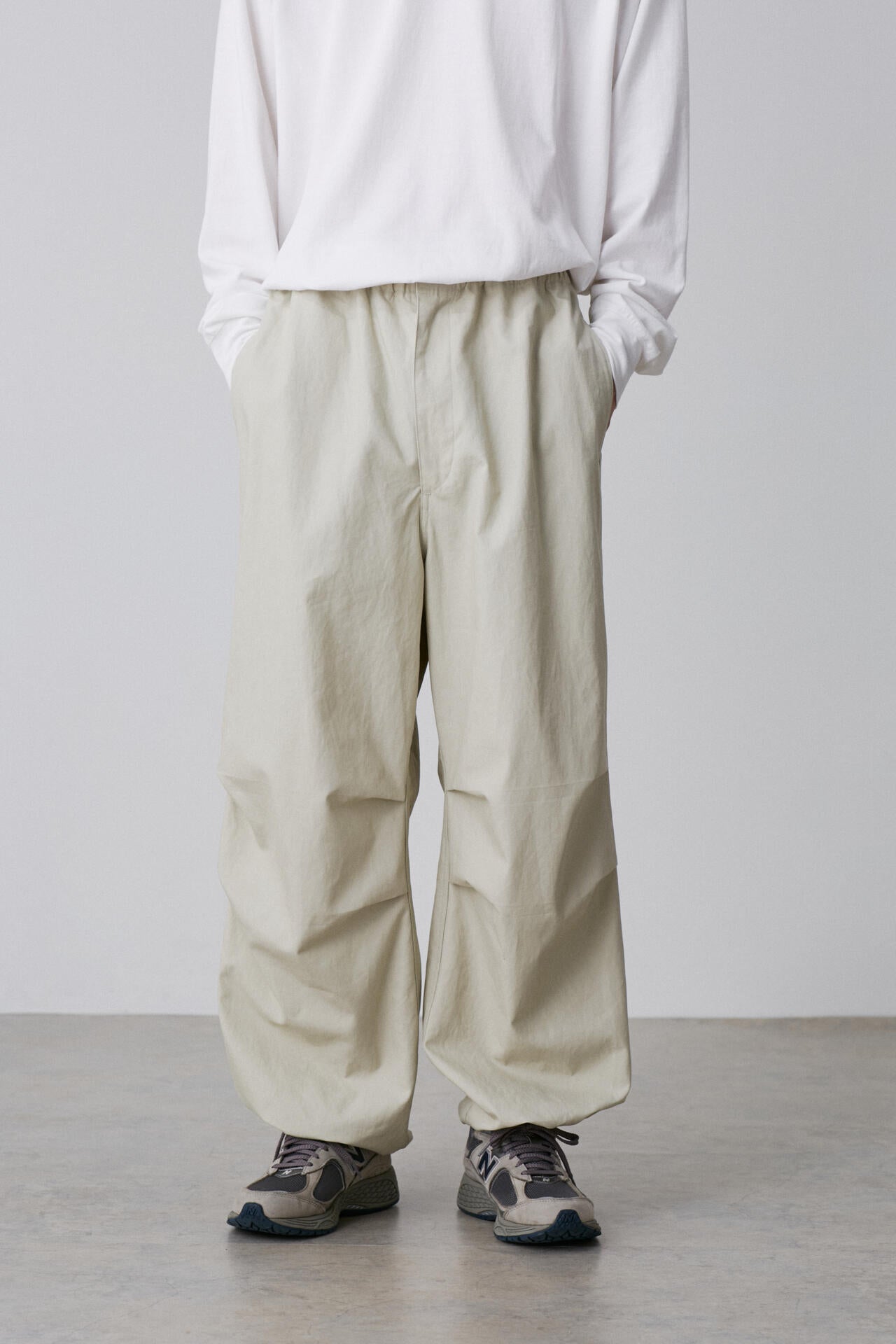 YLEVE / HIGHDENSITY COTTON BROAD M-51 TROUSERS