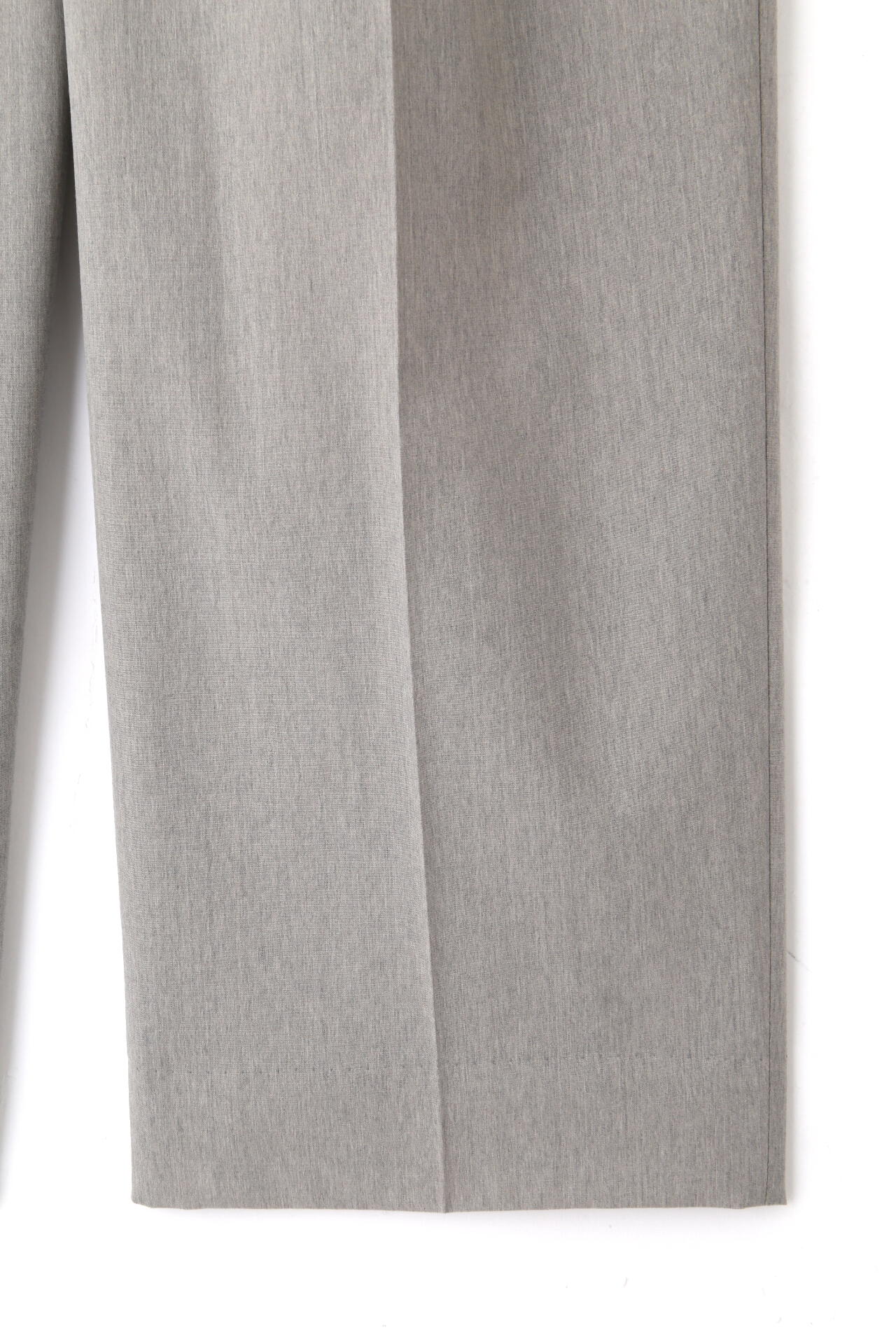 YLEVE / WOOL CHAMBRAY TROUSERS