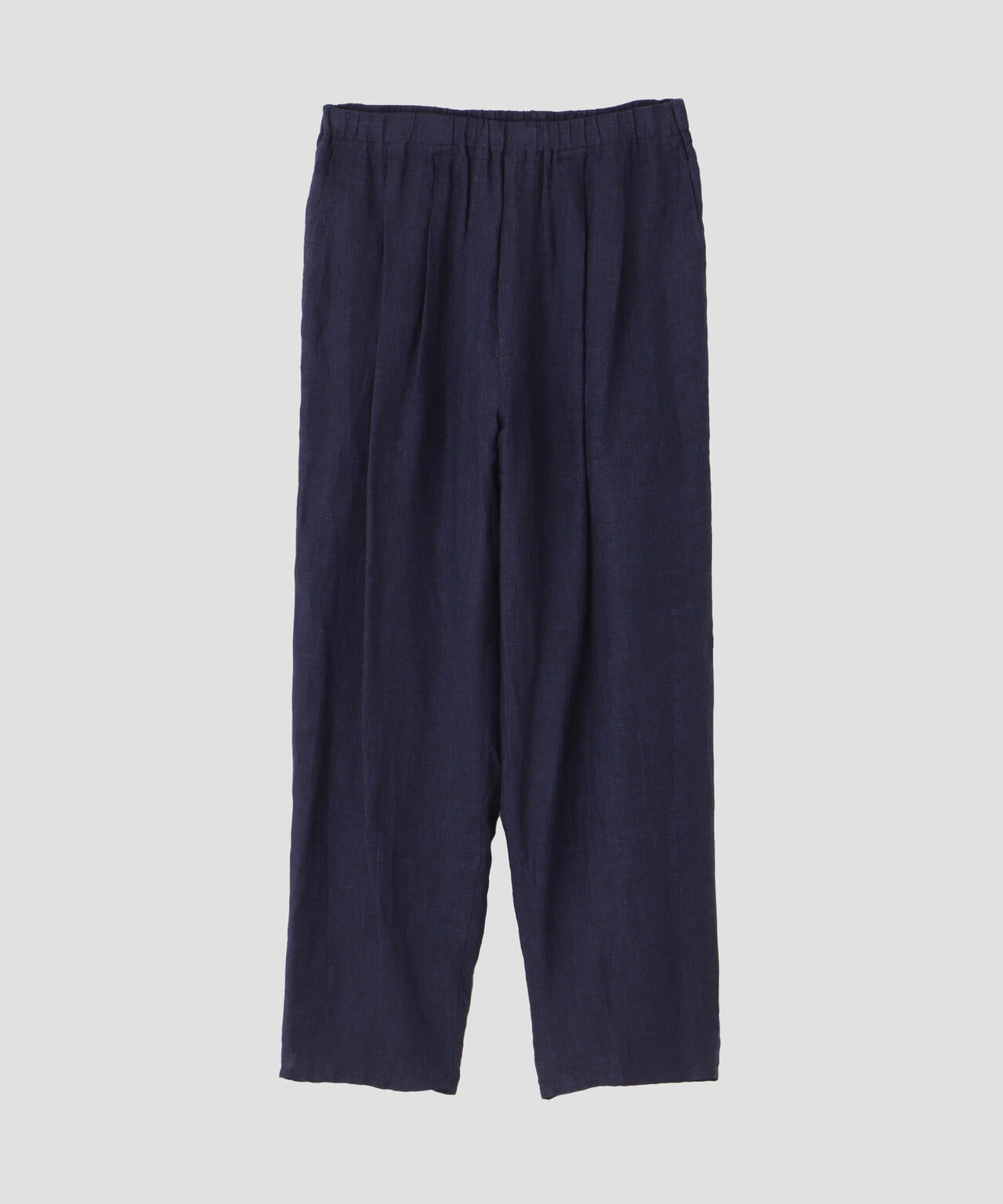 YLEVE / LINEN POPLIN TROUSERS