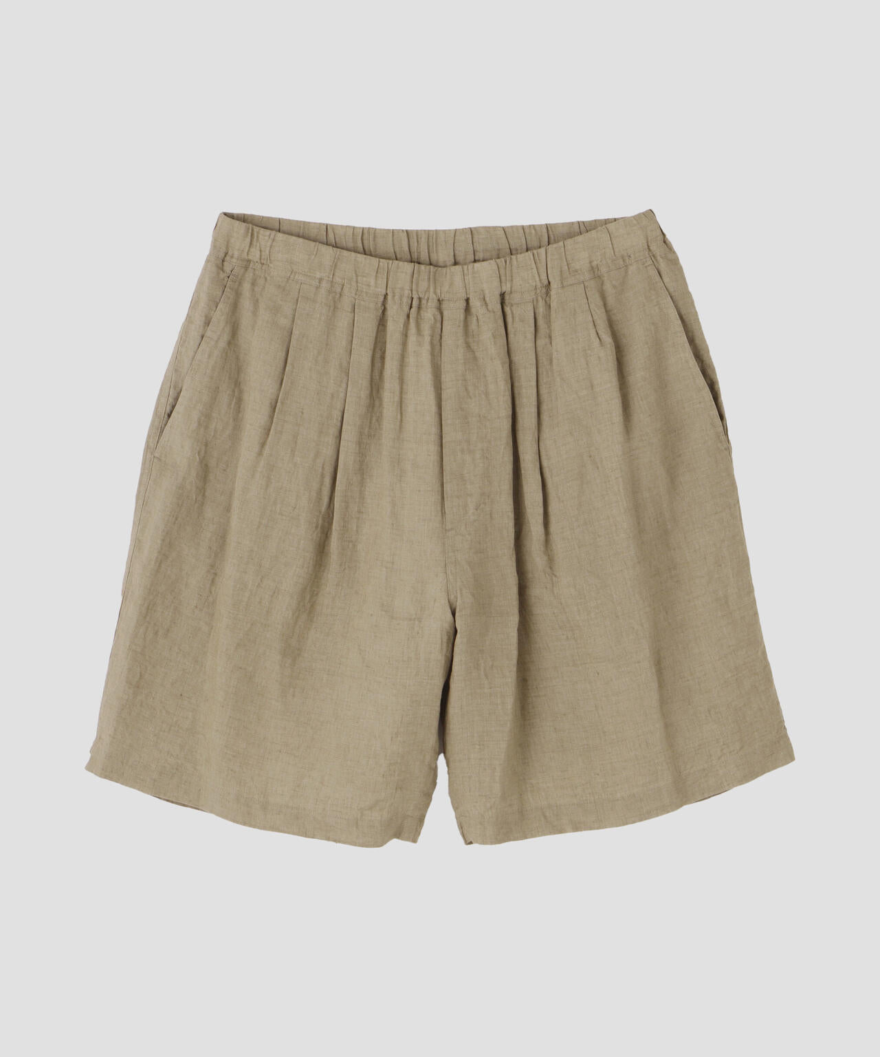 YLEVE / LINEN POPLIN SHORTS