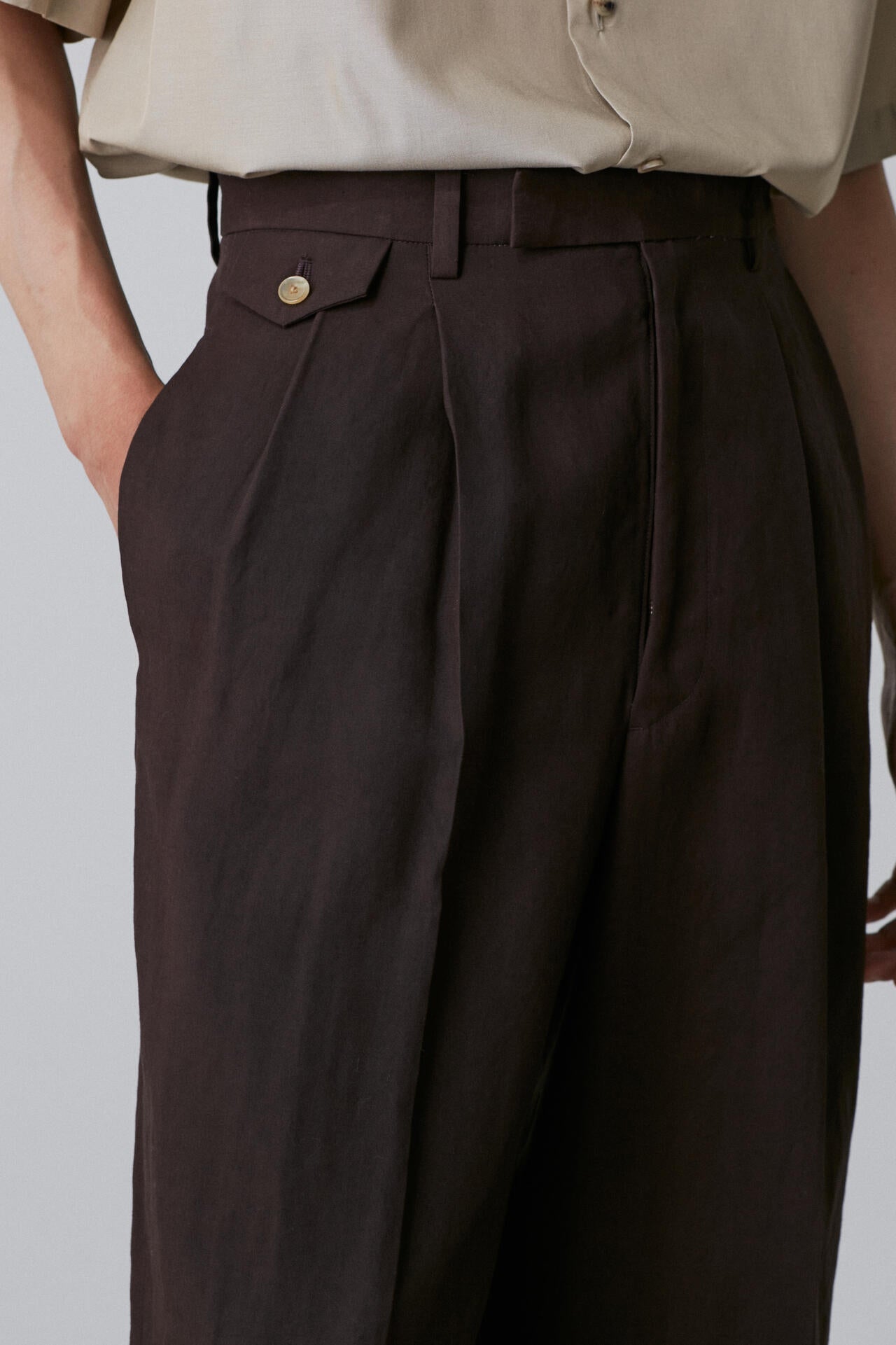 YLEVE / TENCEL TROUSERS