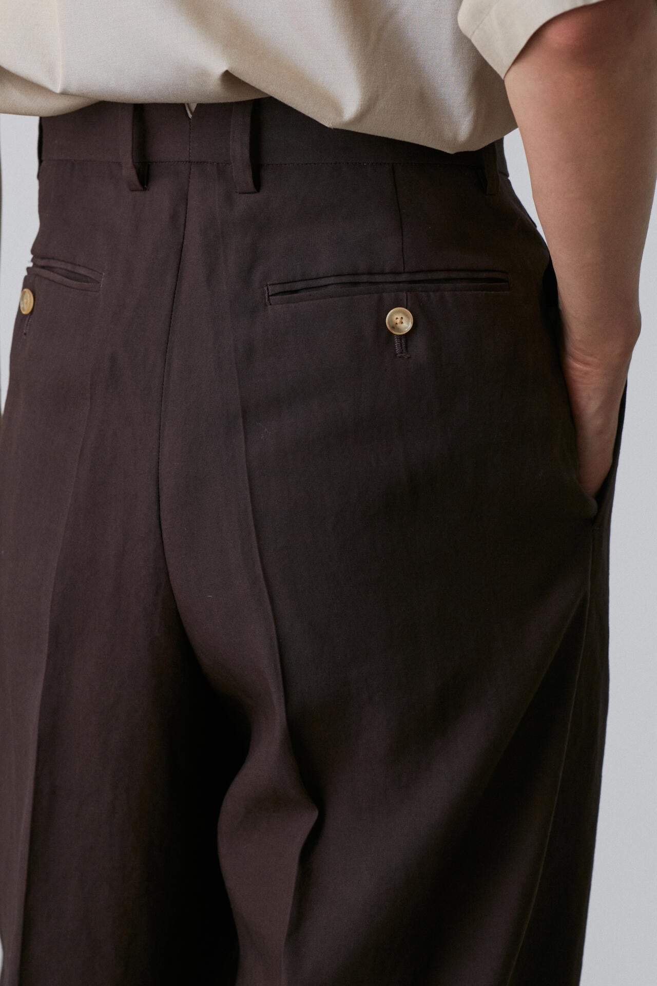 YLEVE / TENCEL TROUSERS