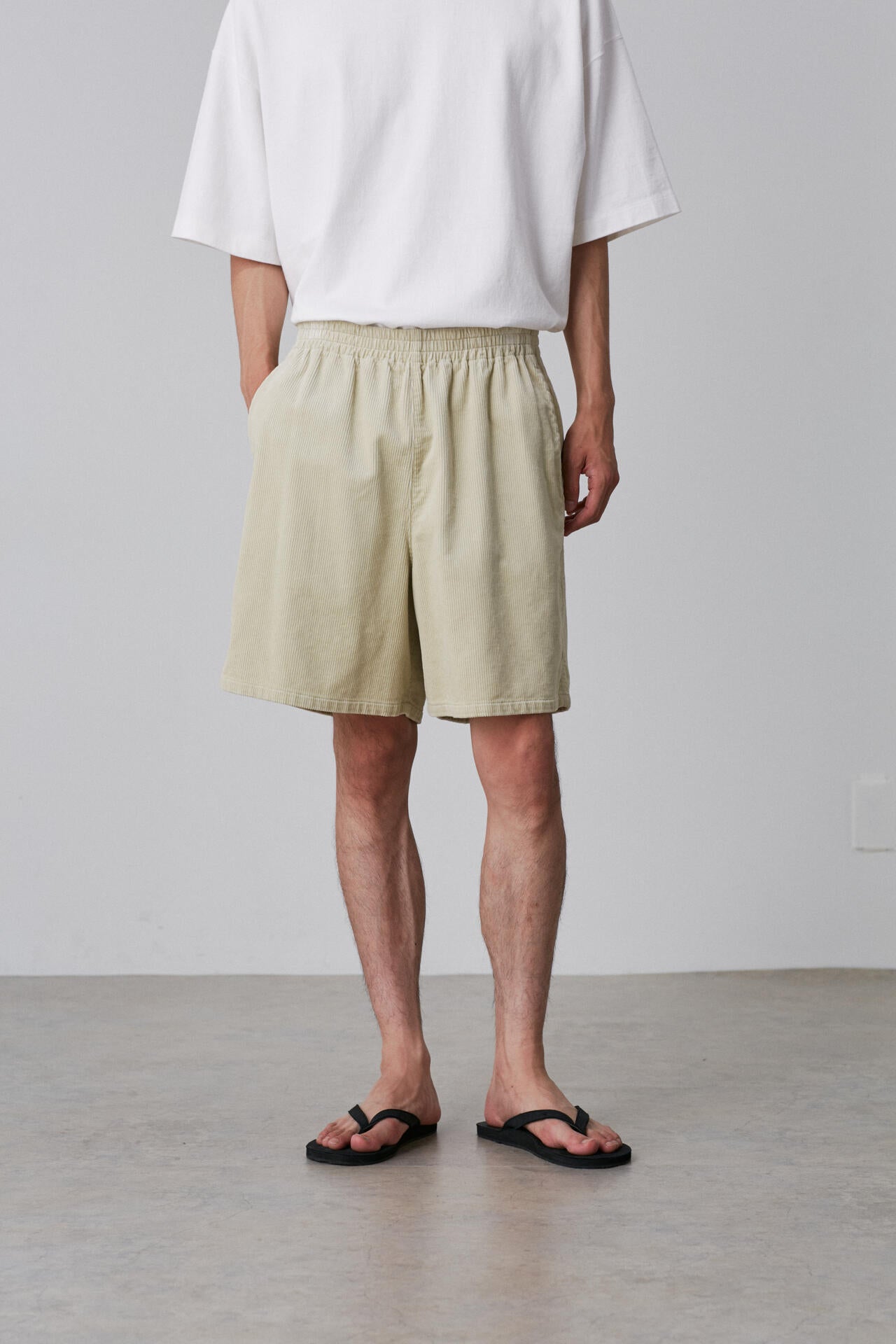 YLEVE / ORGANIC COTTON CORDUROY SHORTS