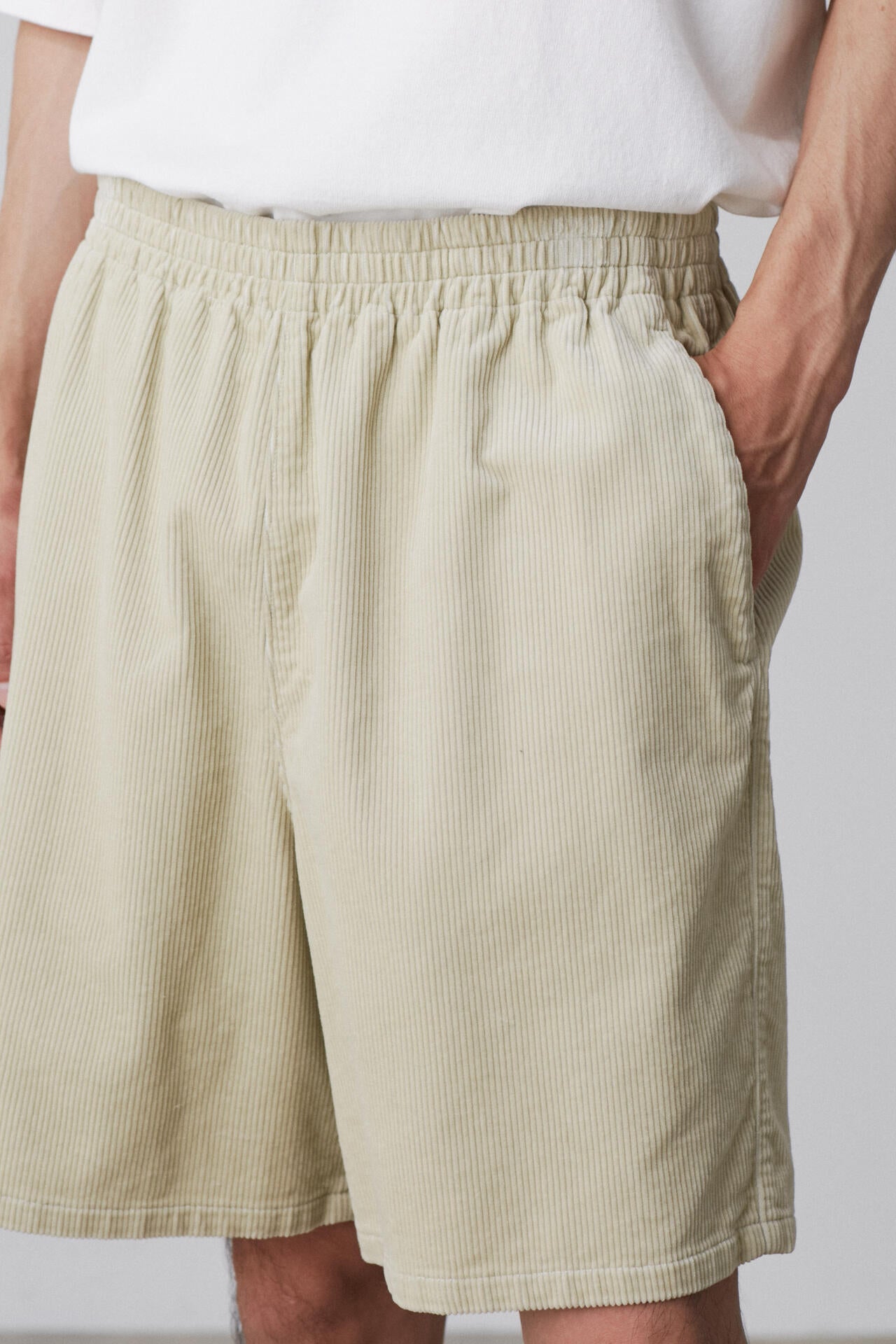 YLEVE / ORGANIC COTTON CORDUROY SHORTS