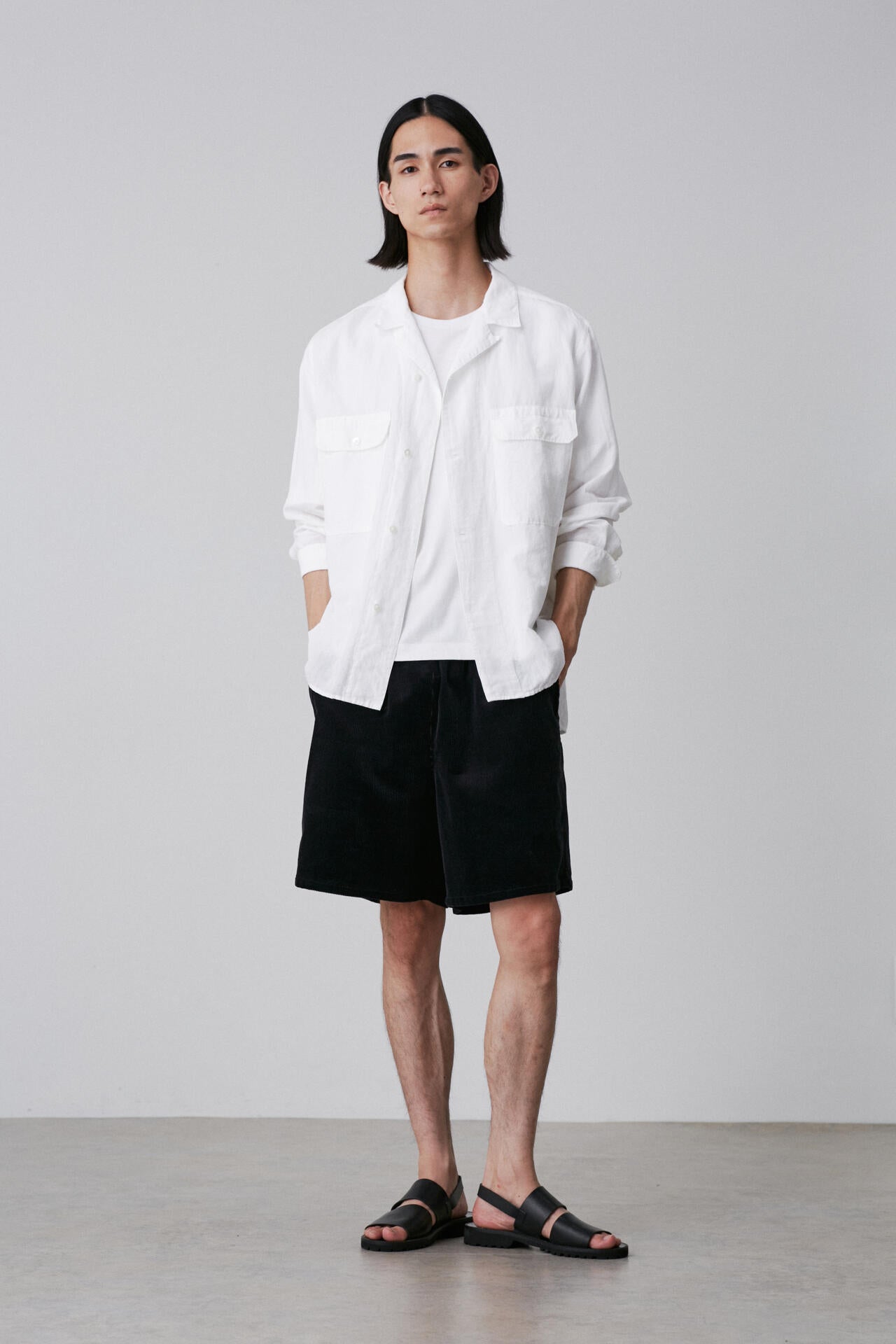 YLEVE / ORGANIC COTTON CORDUROY SHORTS