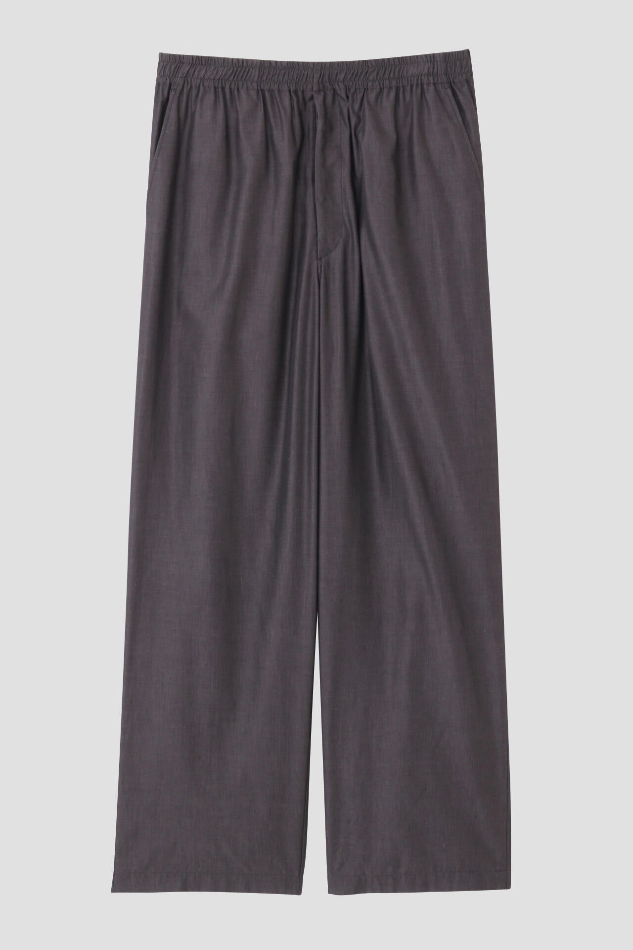 YLEVE / SILK CHAMBRAY TROUSERS