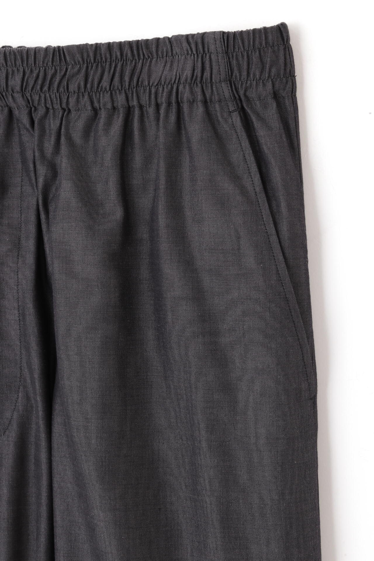YLEVE / SILK CHAMBRAY TROUSERS