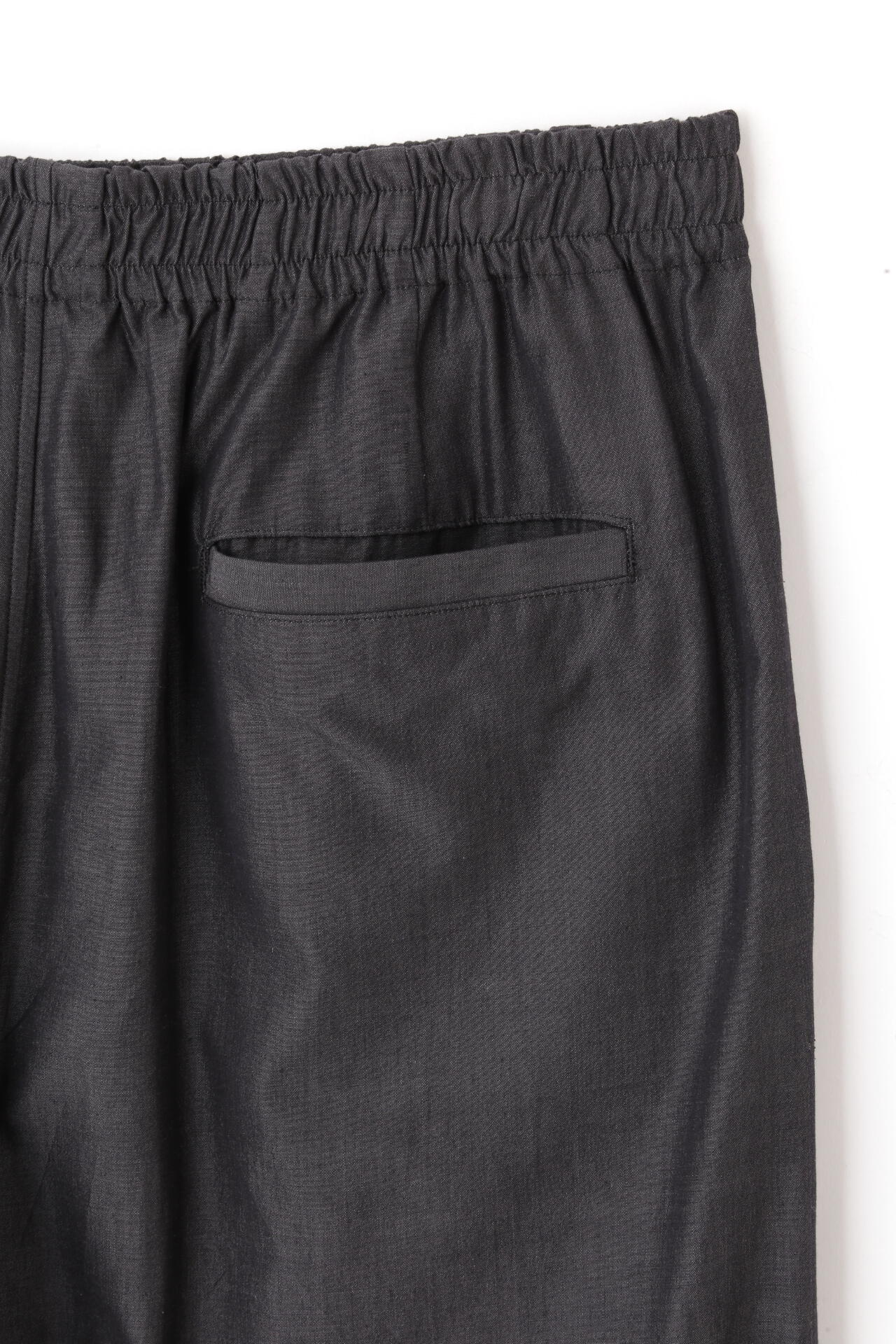 YLEVE / SILK CHAMBRAY TROUSERS
