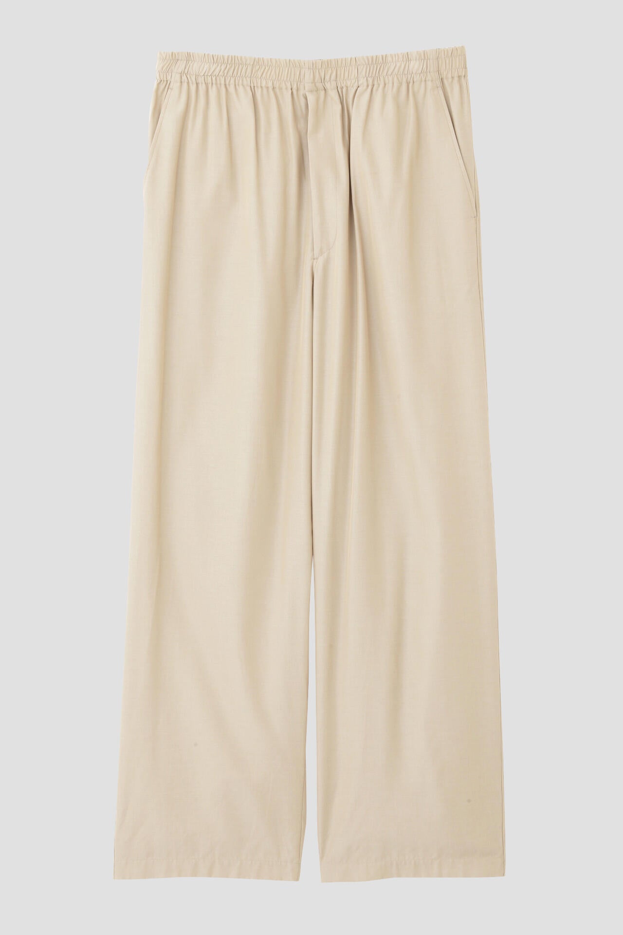 YLEVE / SILK CHAMBRAY TROUSERS