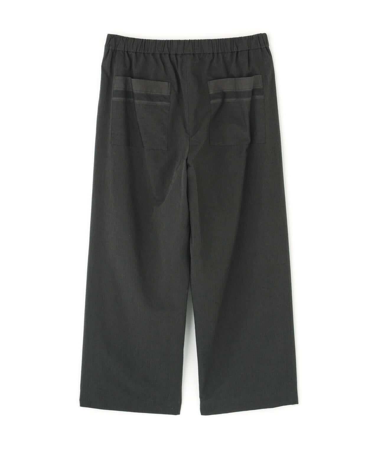 YLÈVE / DOBBY STRIPE CHAMBRAY EASY TROUSERS