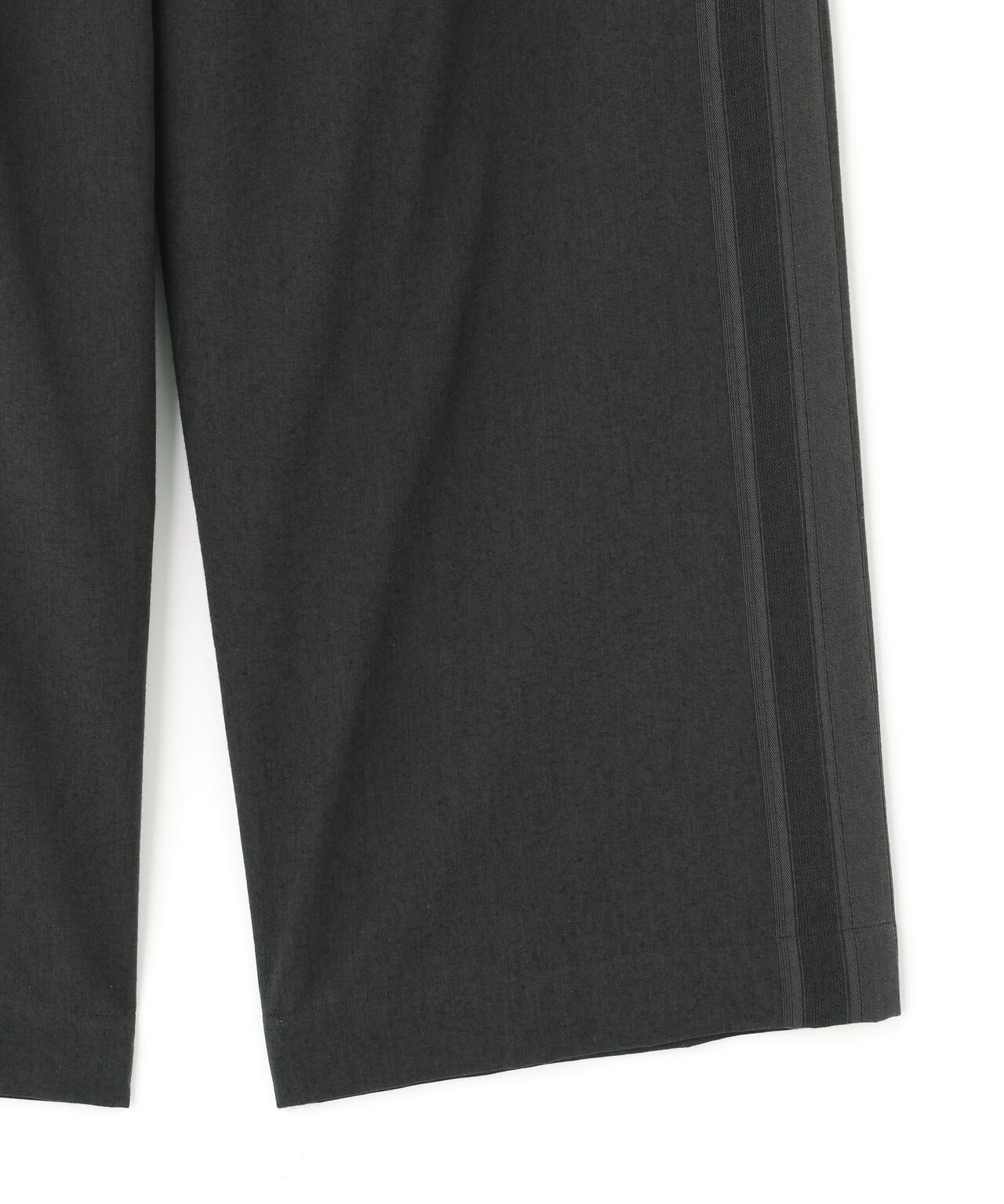 YLEVE / DOBBY STRIPE CHAMBRAY EASY TROUSERS