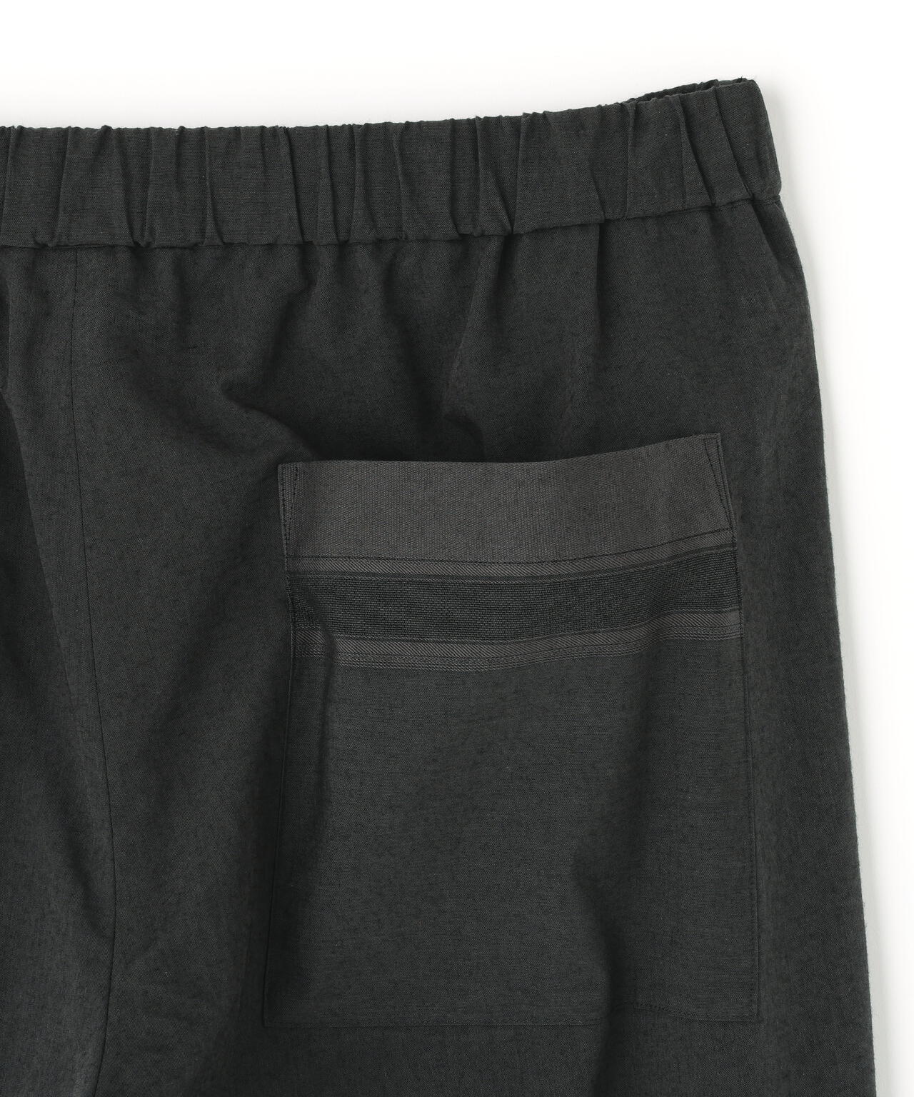 YLEVE / DOBBY STRIPE CHAMBRAY EASY TROUSERS