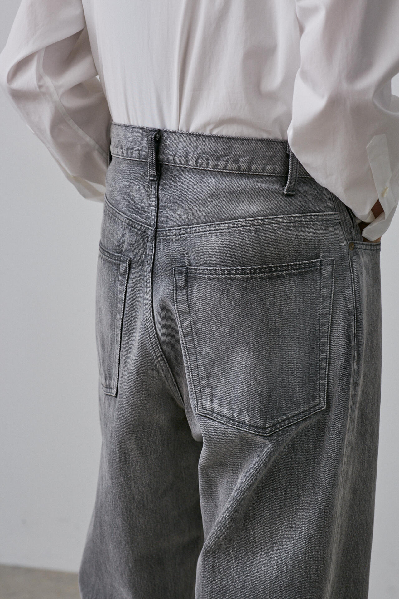 YLÈVE / 13.5oz DENIM BAGGY FADE