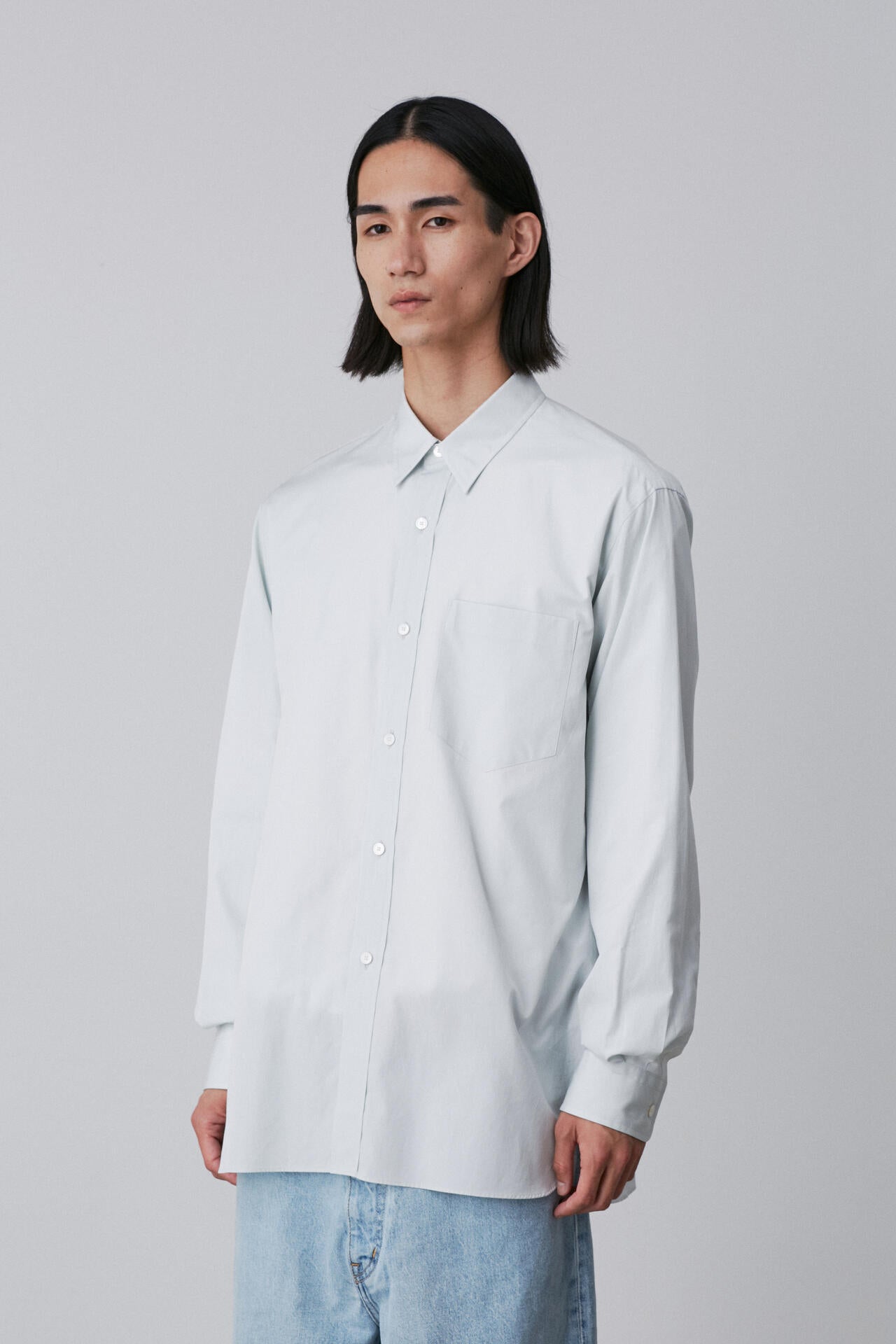 YLEVE / COTTON BROAD SHIRT