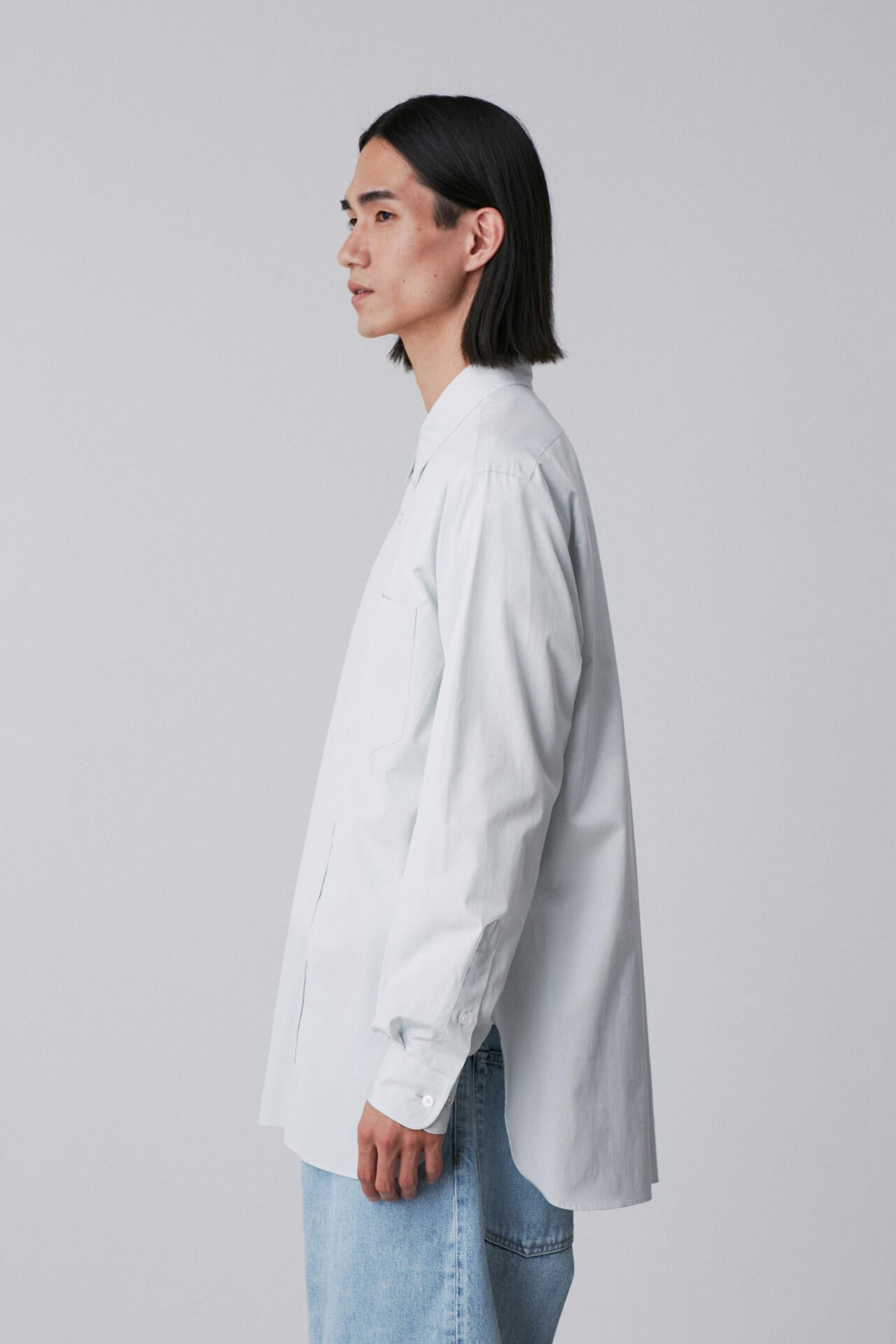 YLEVE / COTTON BROAD SHIRT
