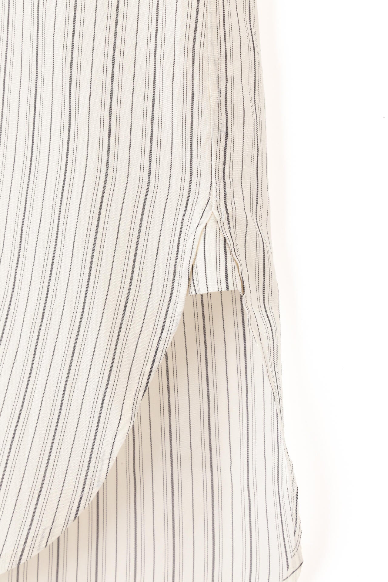 YLEVE / ACETATE CUPRA STAND COLLAR SHIRT
